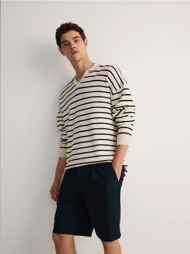 Navy Chino Shorts, , large image number 0