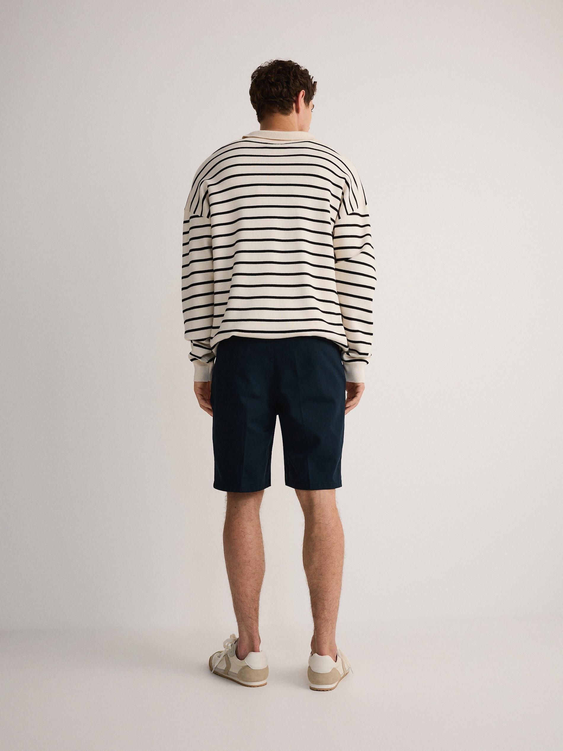 Navy Chino Shorts, , large image number 5