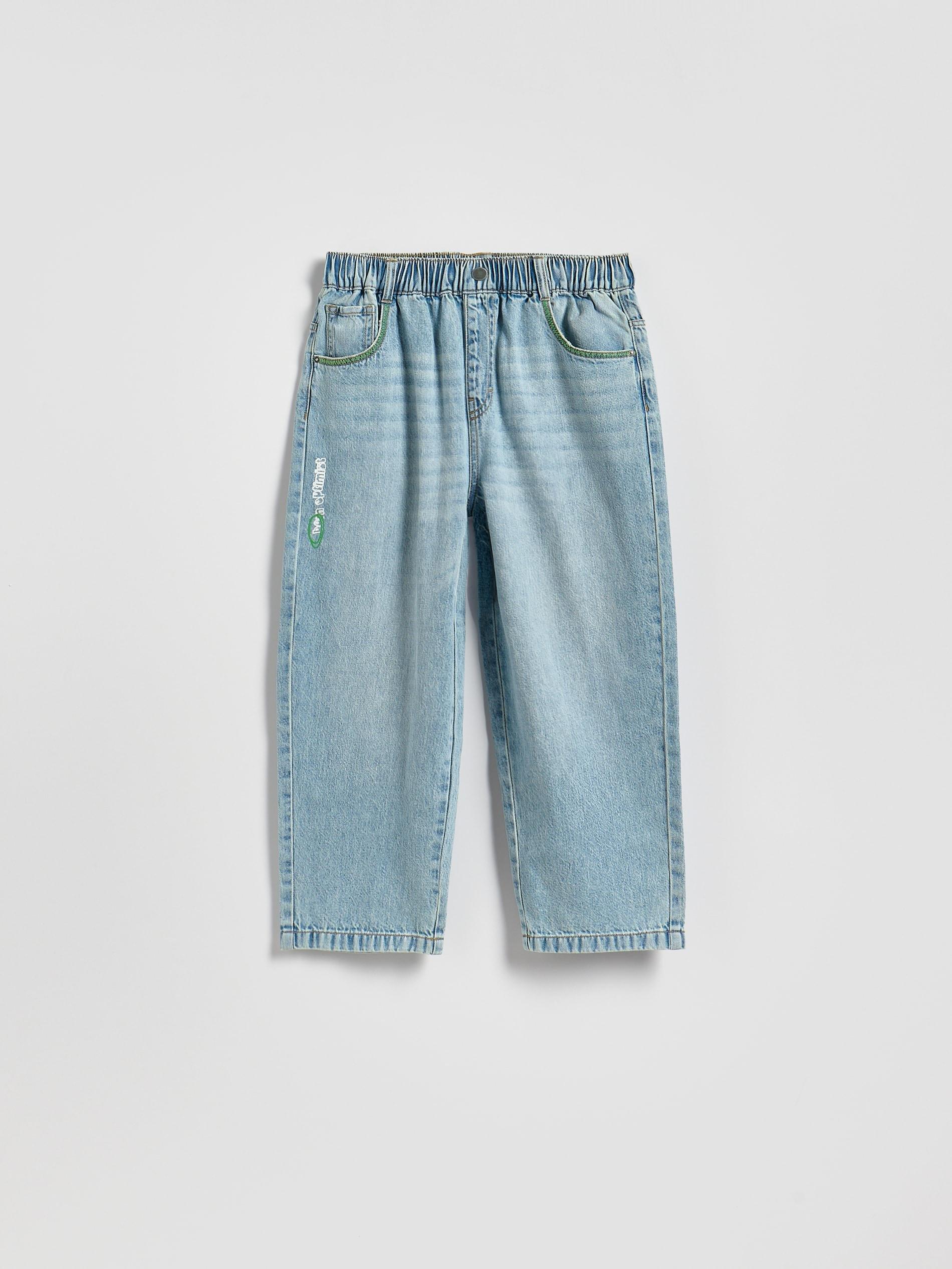 Blue Baggy Jeans, Blue, large image number 0