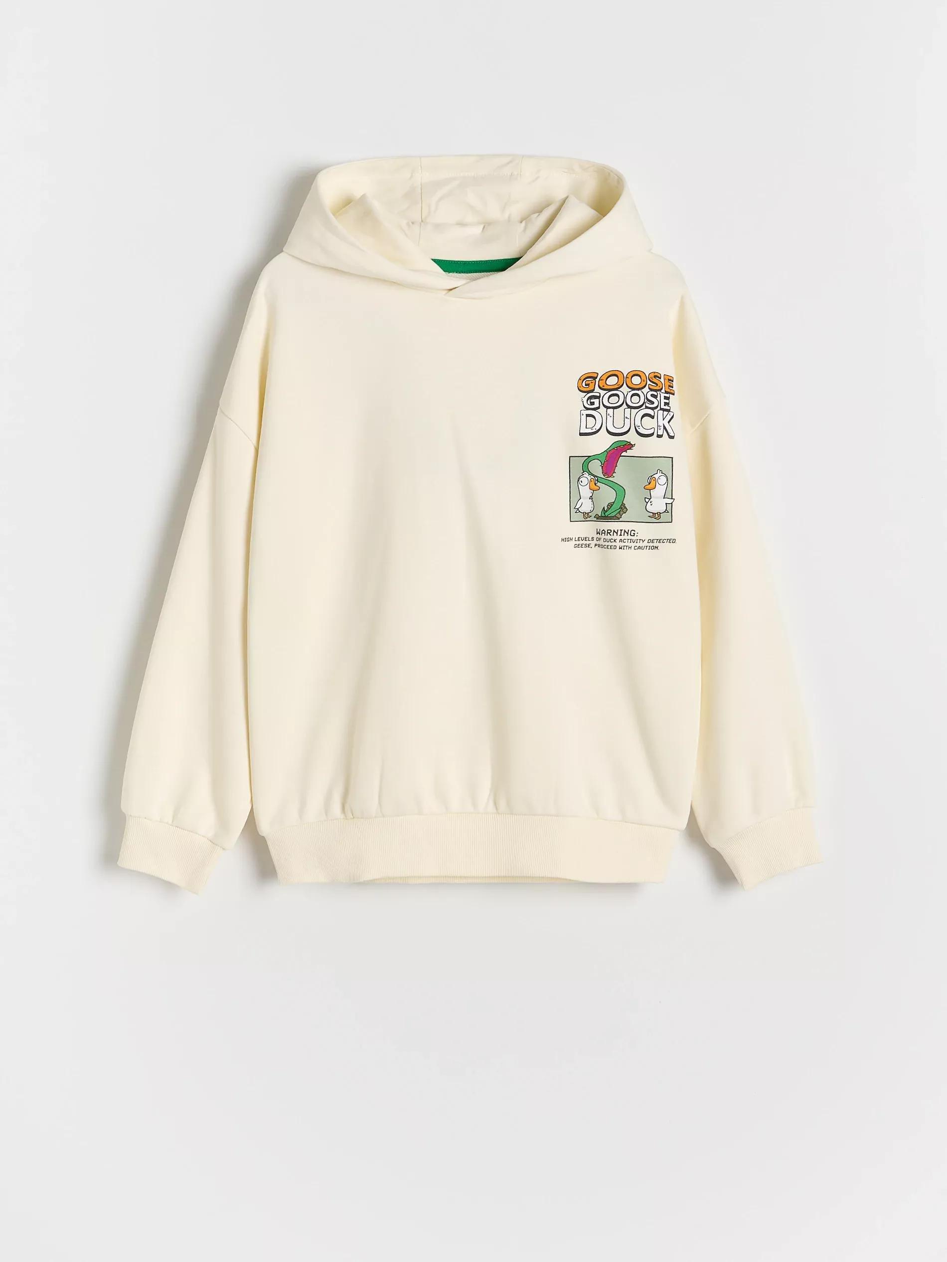 Cream Jogging Top, Kids Boy, Ivory, medium