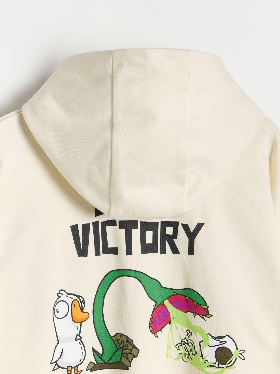 Cream Jogging Top, Kids Boy, , large image number 2