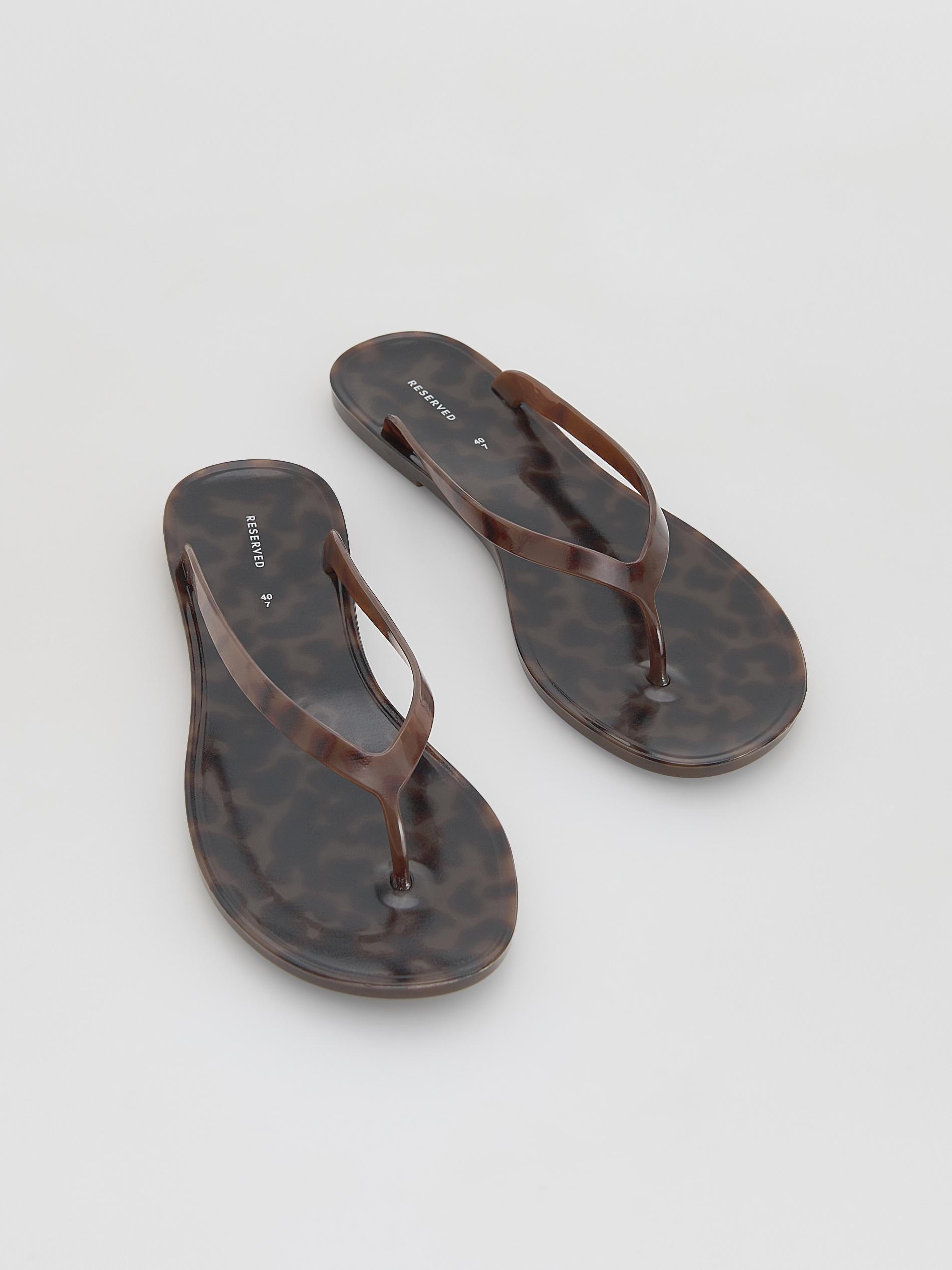 Multicolour Slides With Animal Print, Multicolor, large image number 1