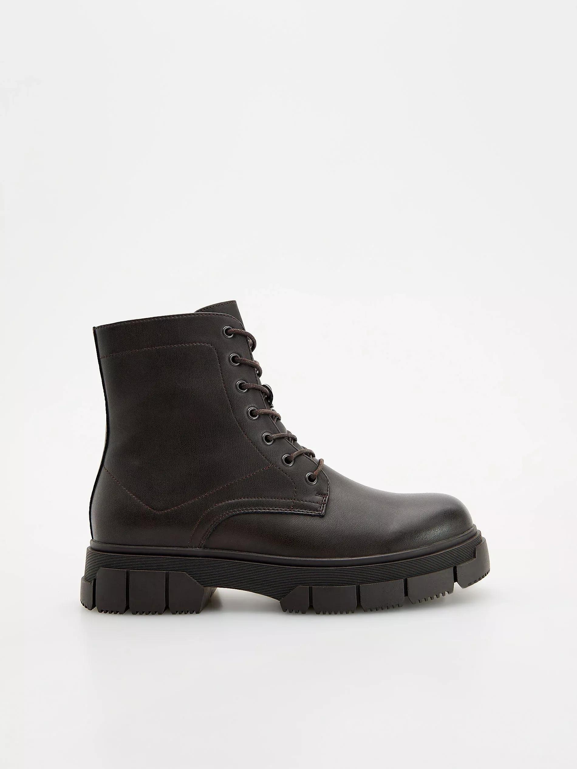 Brown Leather Ankle Boots, , large image number 0
