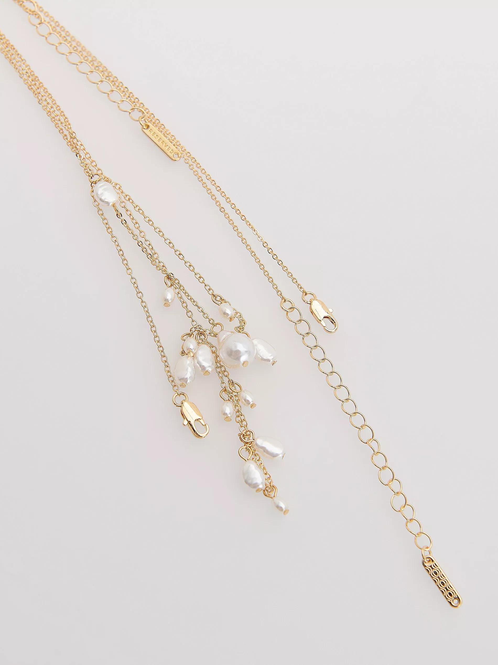 White Necklace, White, large image number 1