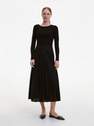 Reserved - Black Jersey Dress