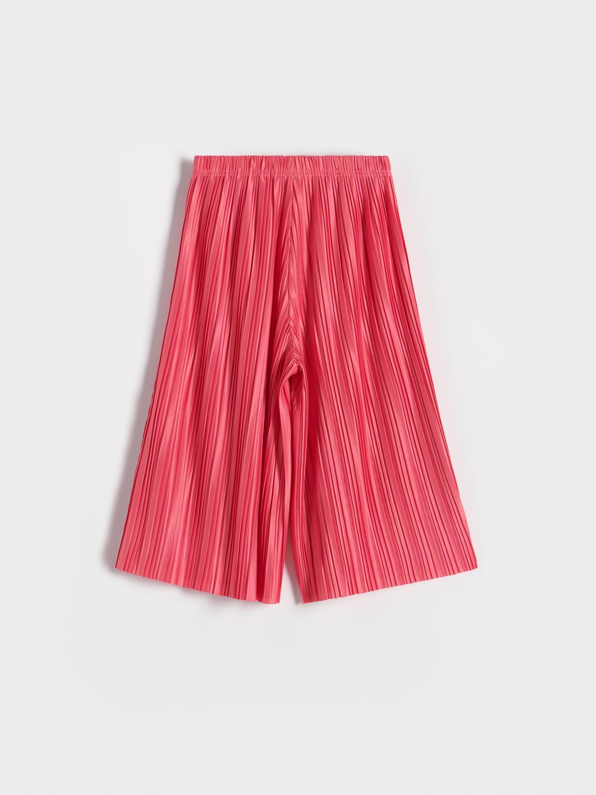 Pink Pleated Culottes, Kids Girls, , large image number 5