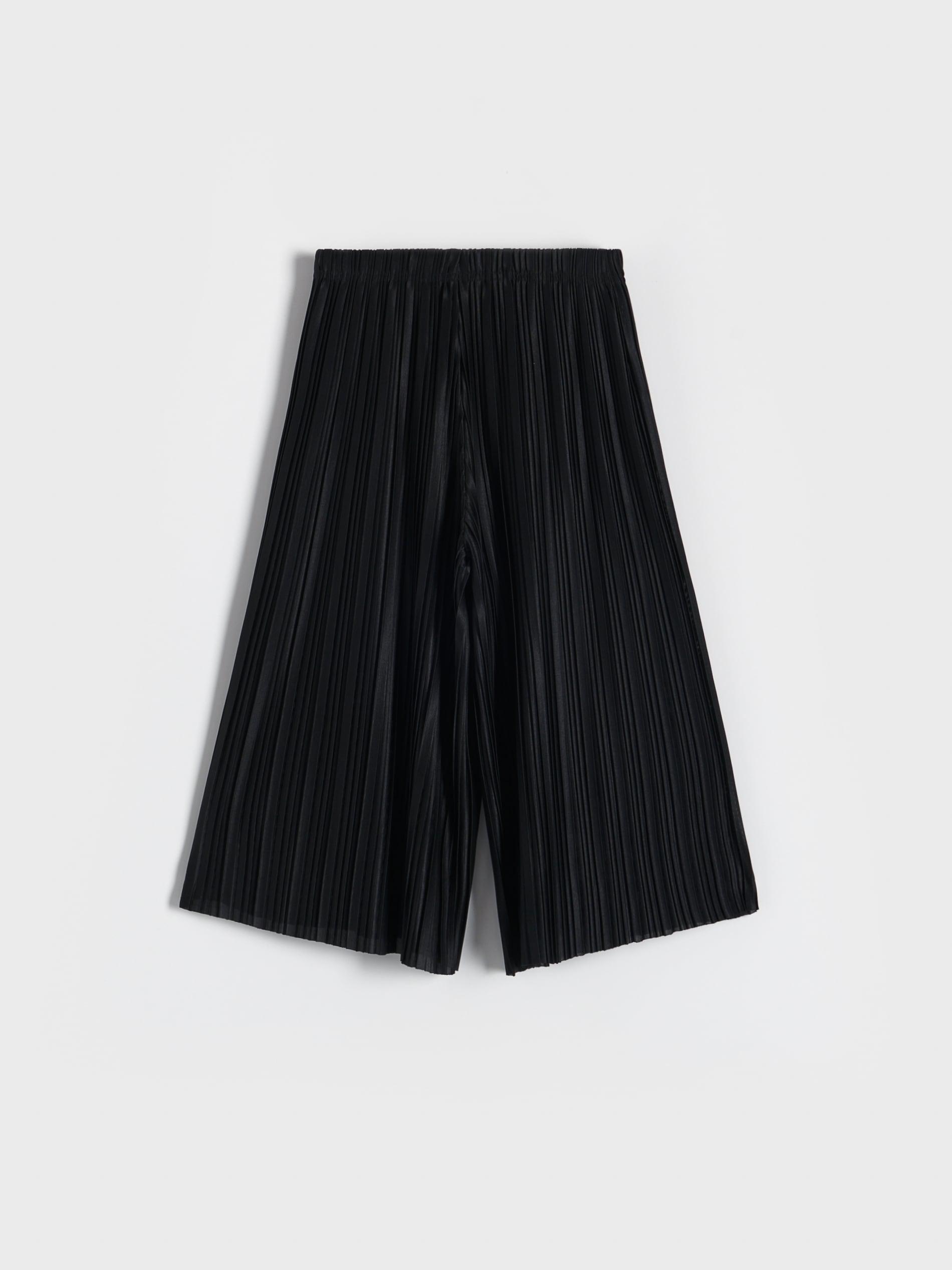 Black Pleated Culottes, Kids Girls, , large image number 4