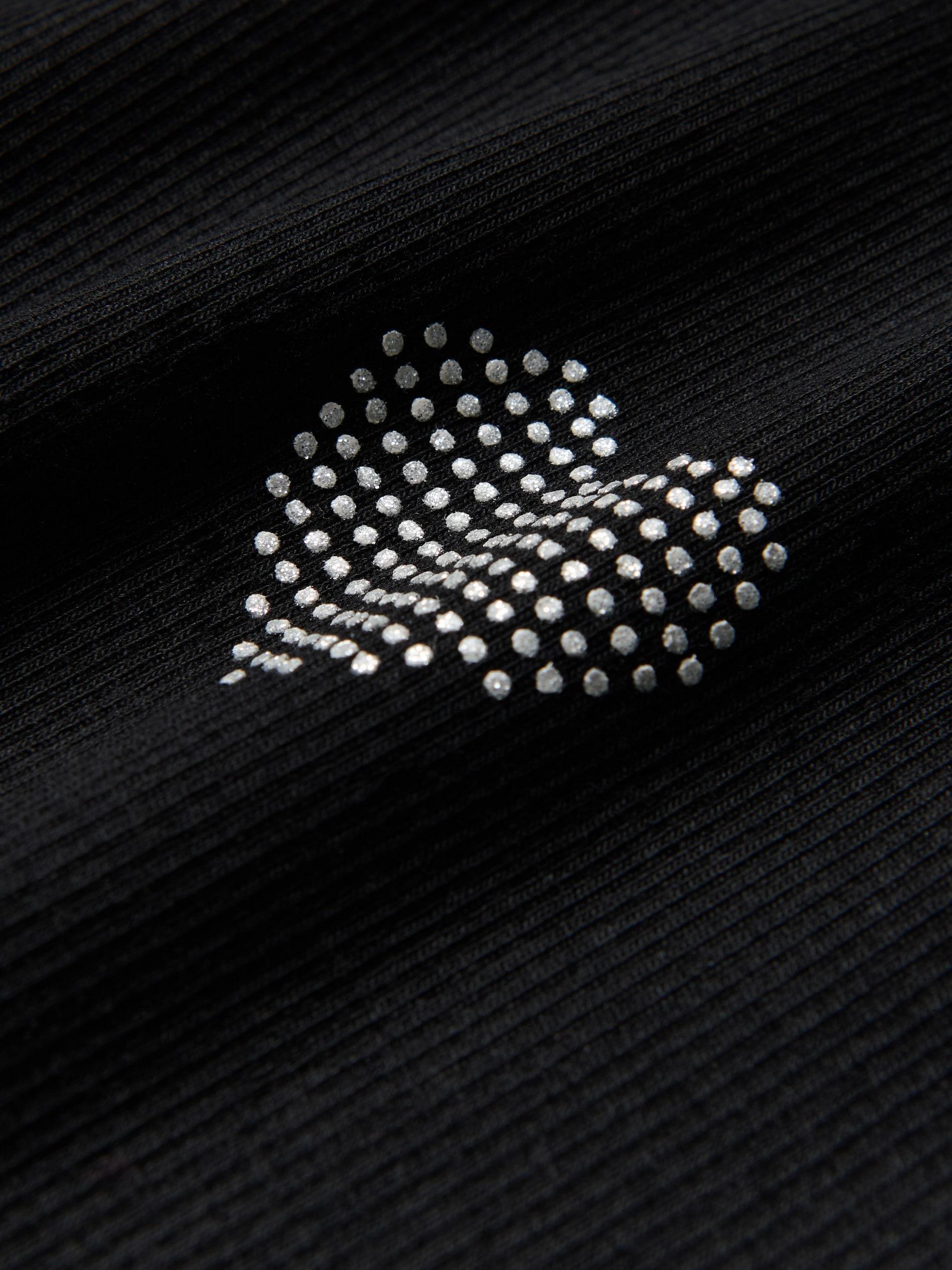 GIRLS` T-SHIR T BLACK, Black, large image number 3