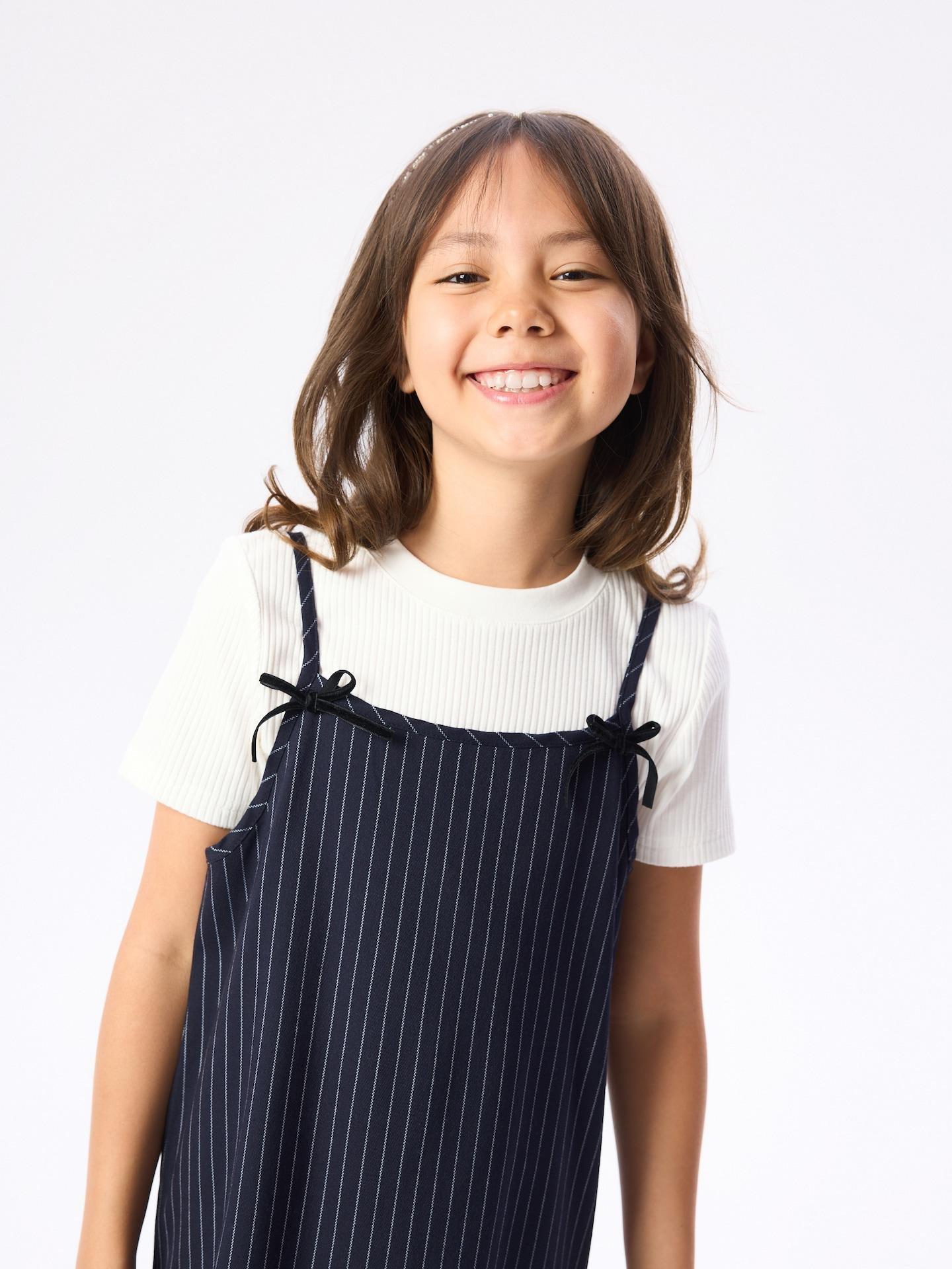 Black Two-Layered Dress, Black, medium