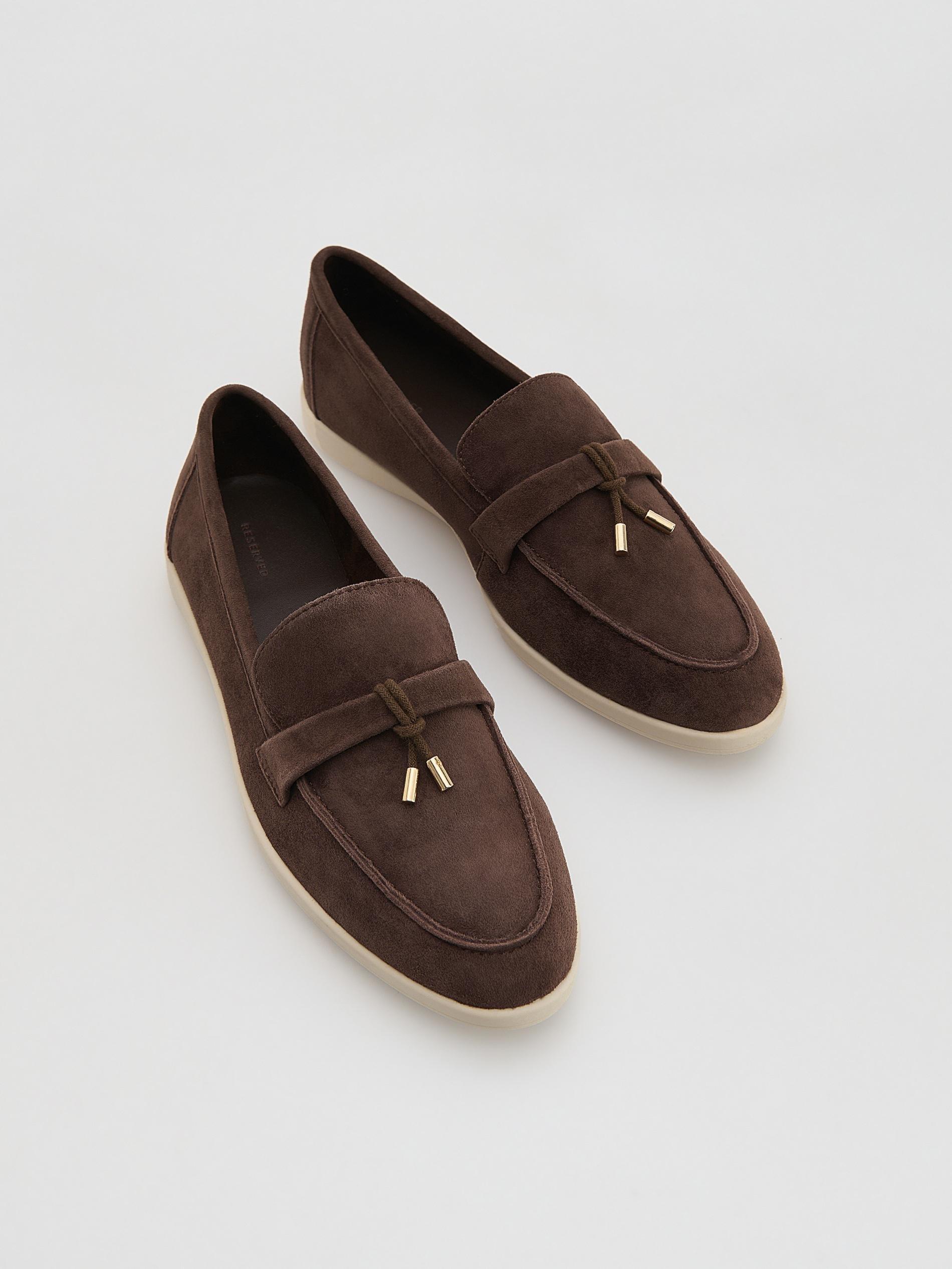 Brown  Loafer Shoes, Brown, large image number 1