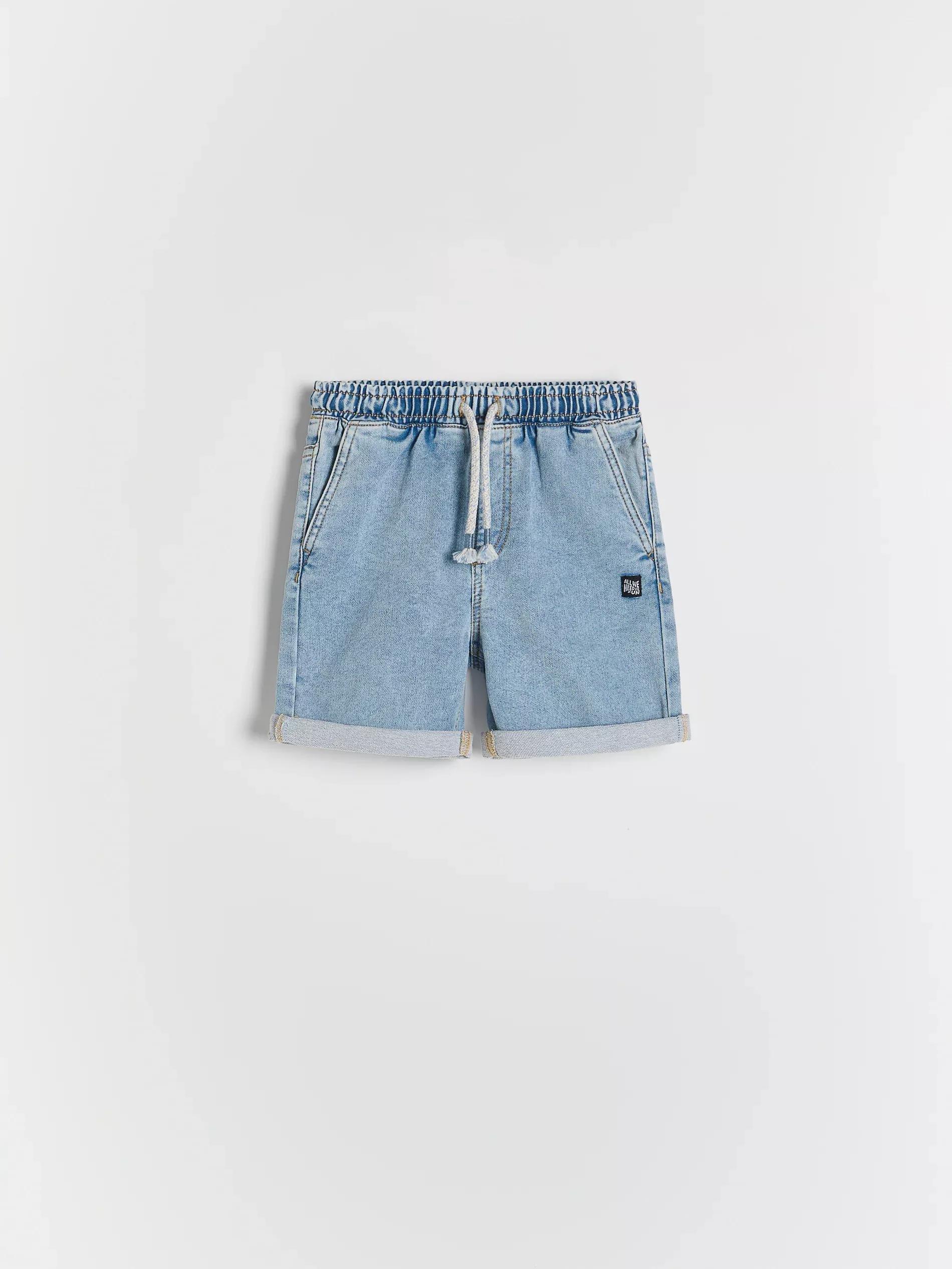 Blue Denim Shorts, , large image number 0