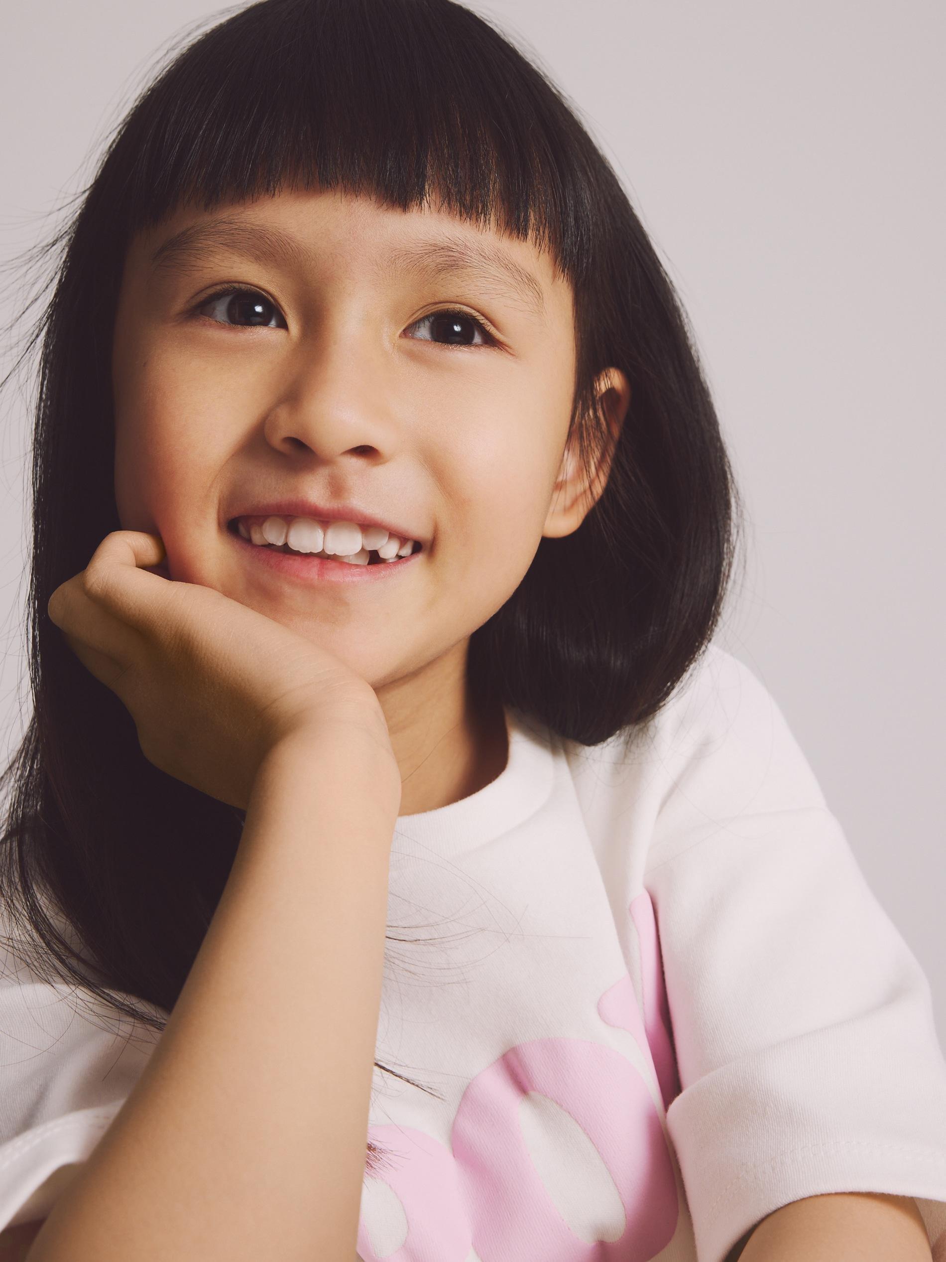 Cream Loose T-Shirt With Print, Ivory, large image number 3