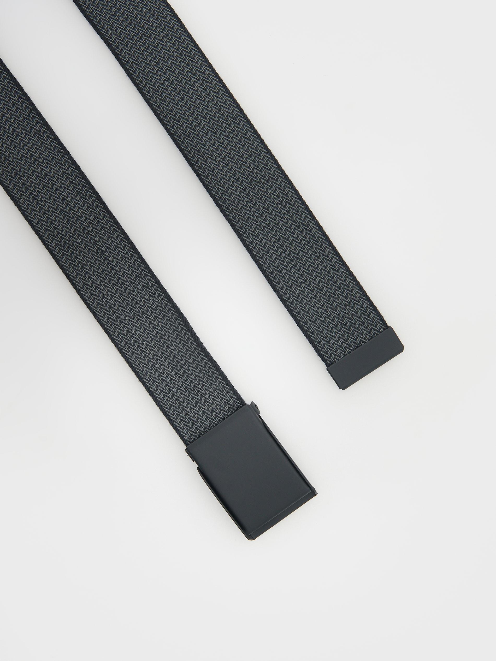 Reserved - Grey Patterned Webbing Belt