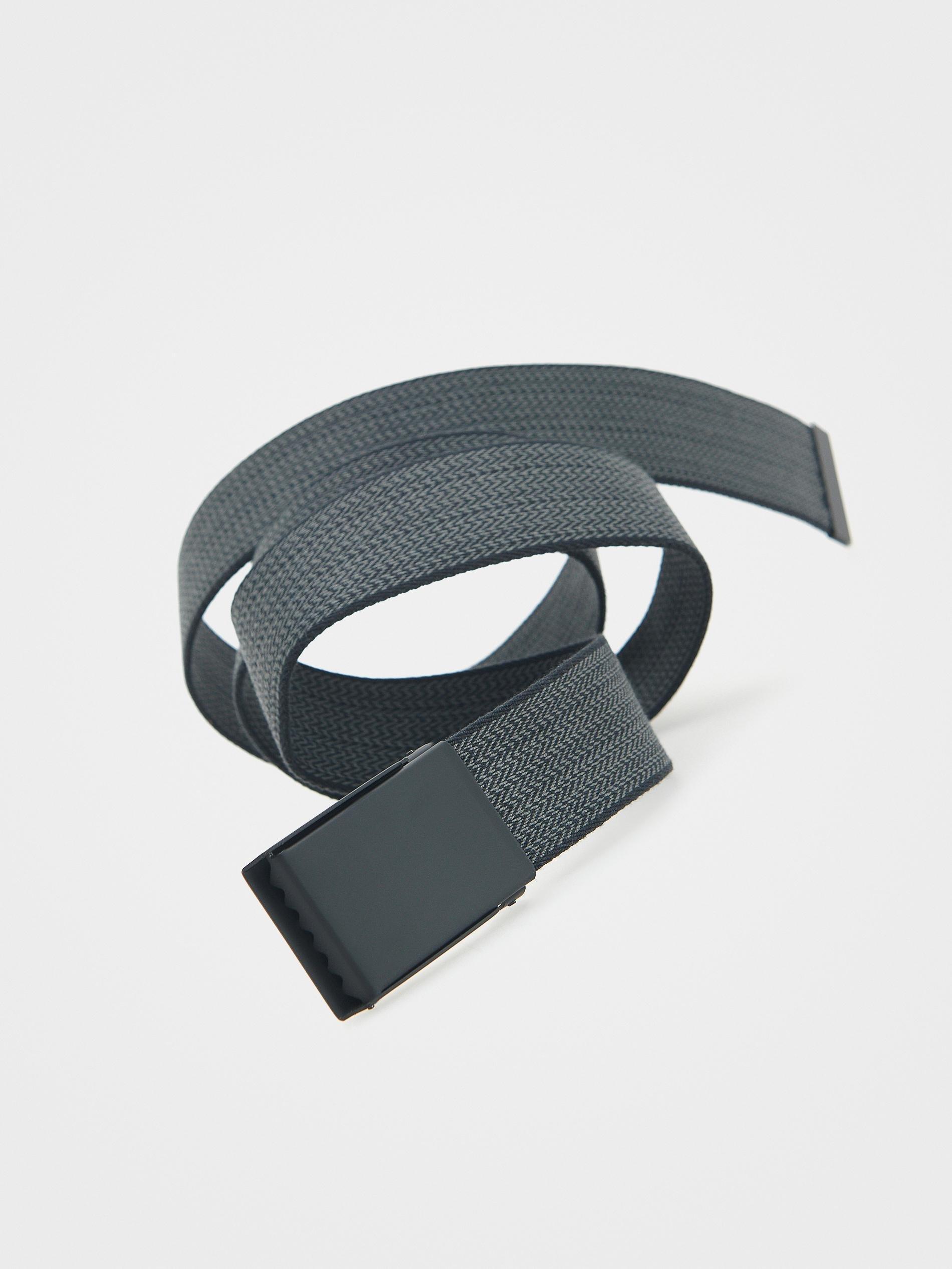 Reserved - Grey Patterned Webbing Belt