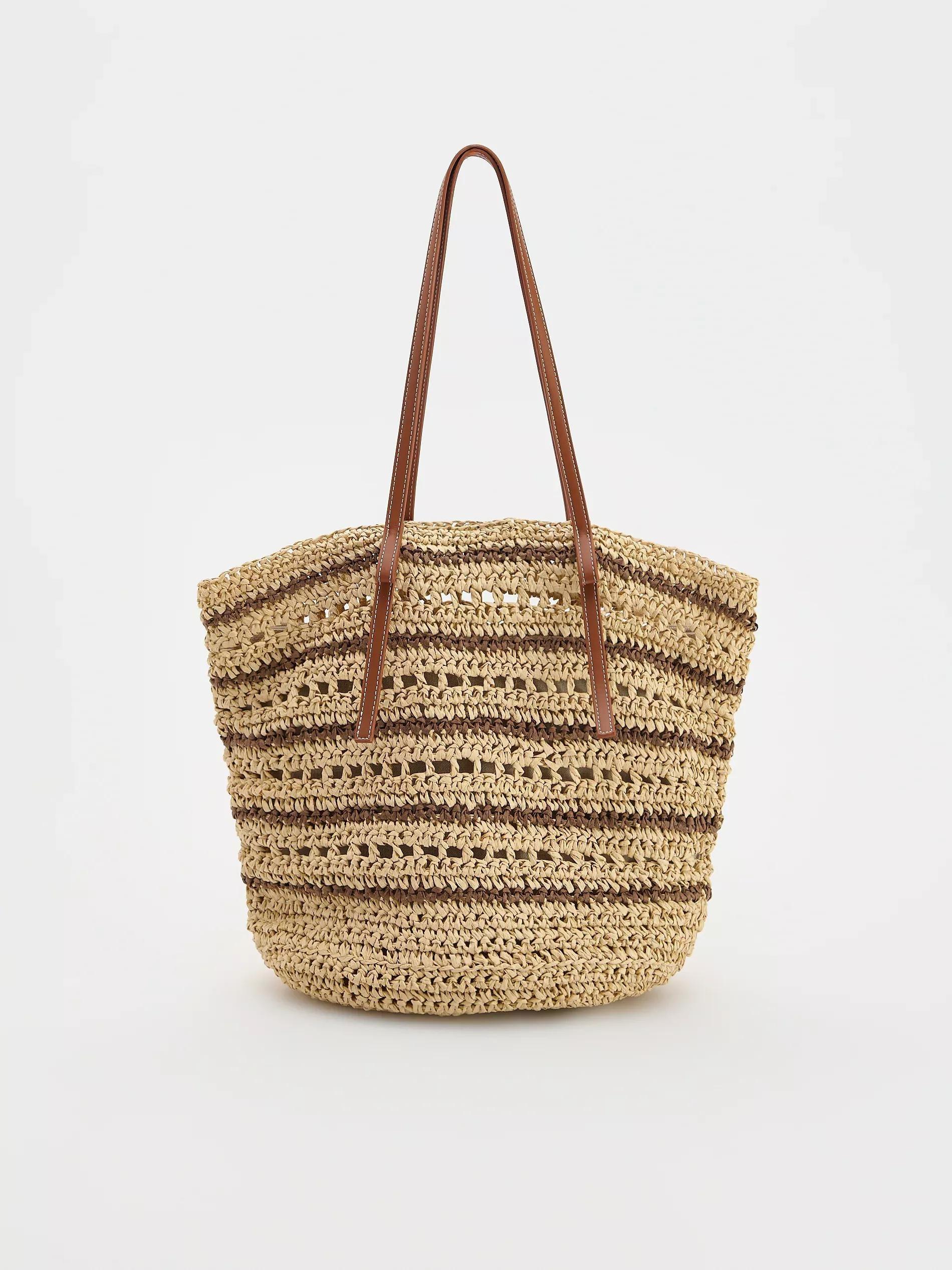 Multicolour Woven Shopper Bag, Multicolor, large image number 3