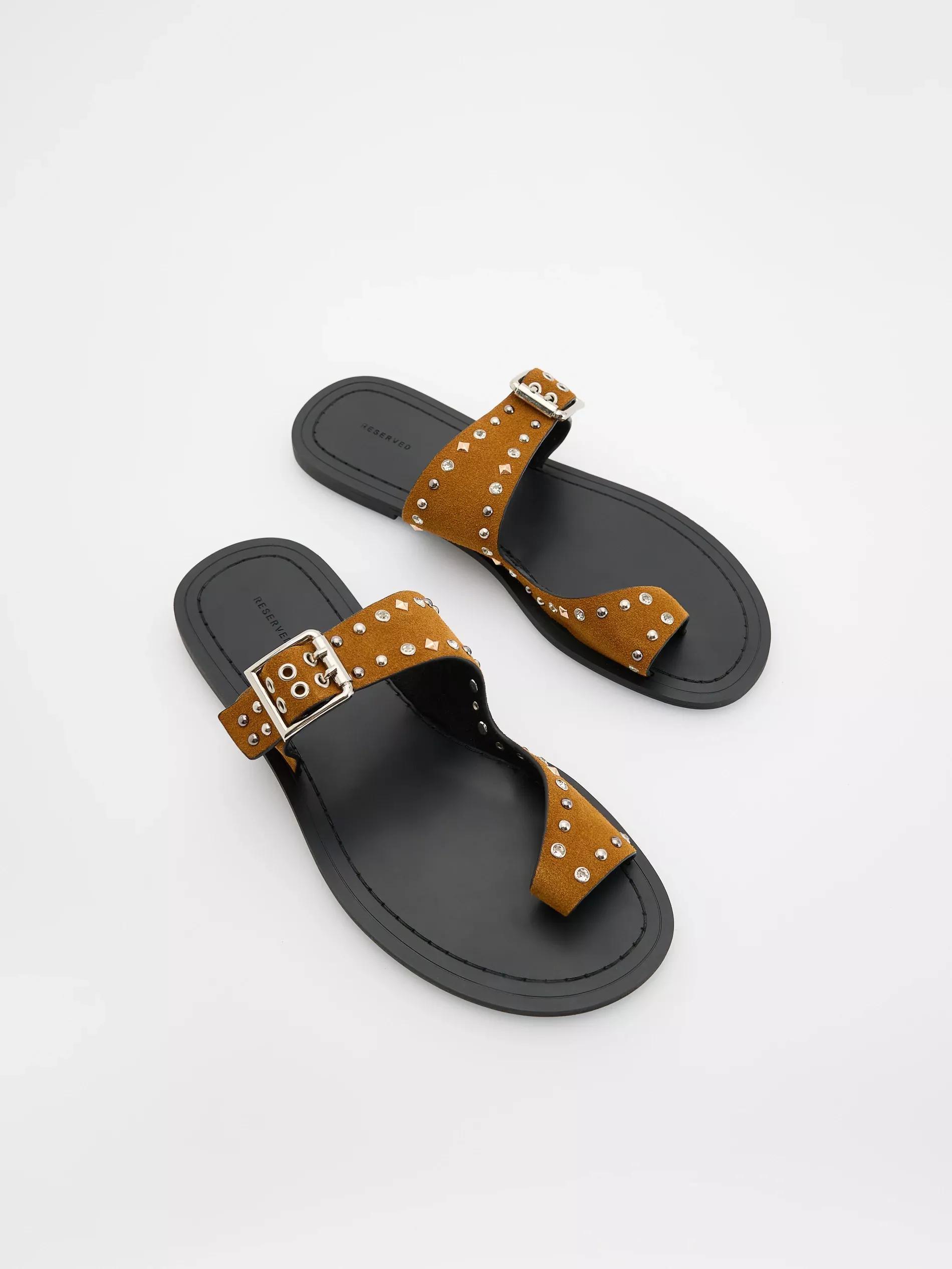 Brown Sandals, , large image number 2