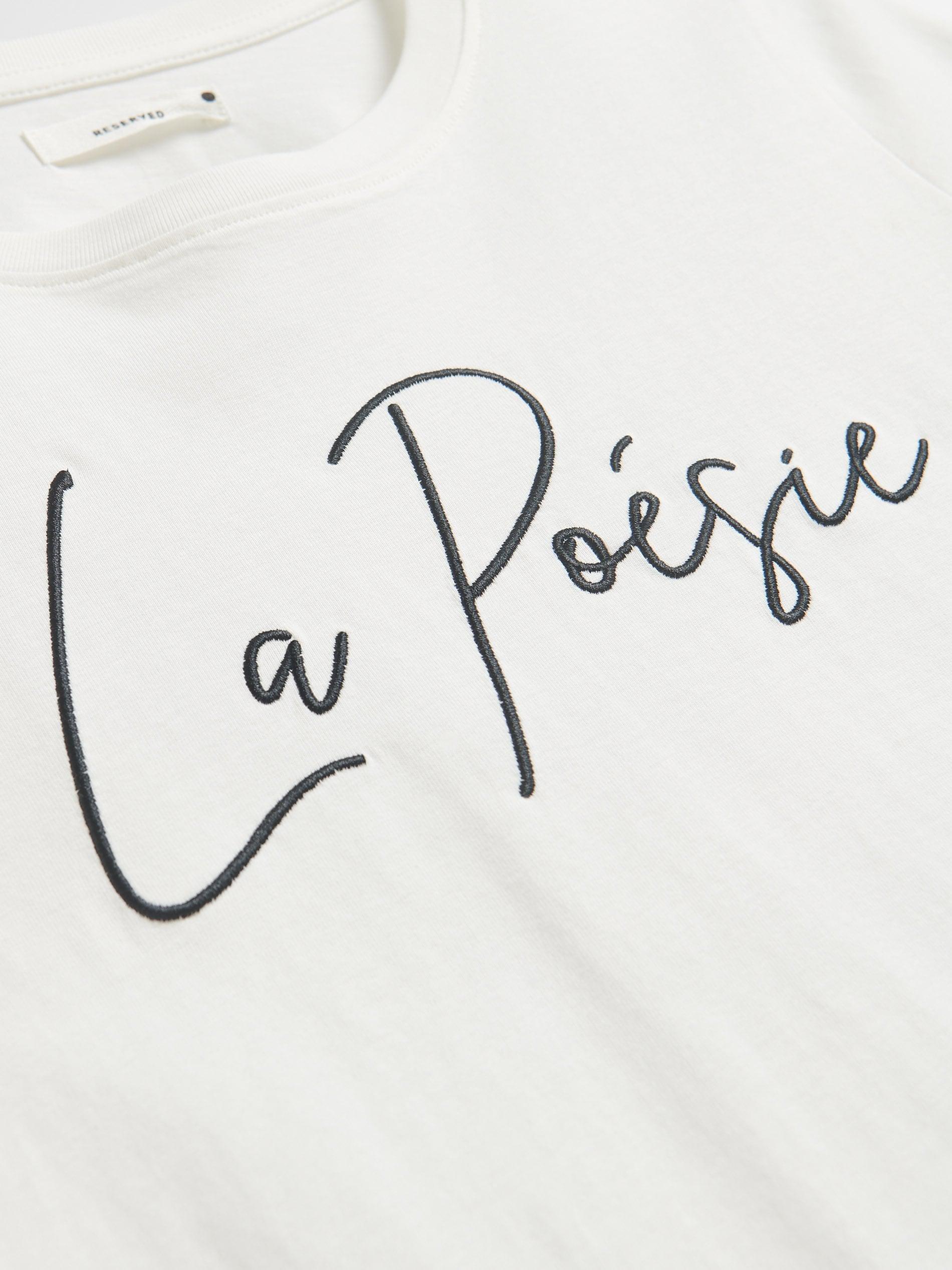 White Regular Fit Printed T-Shirt, , large image number 4