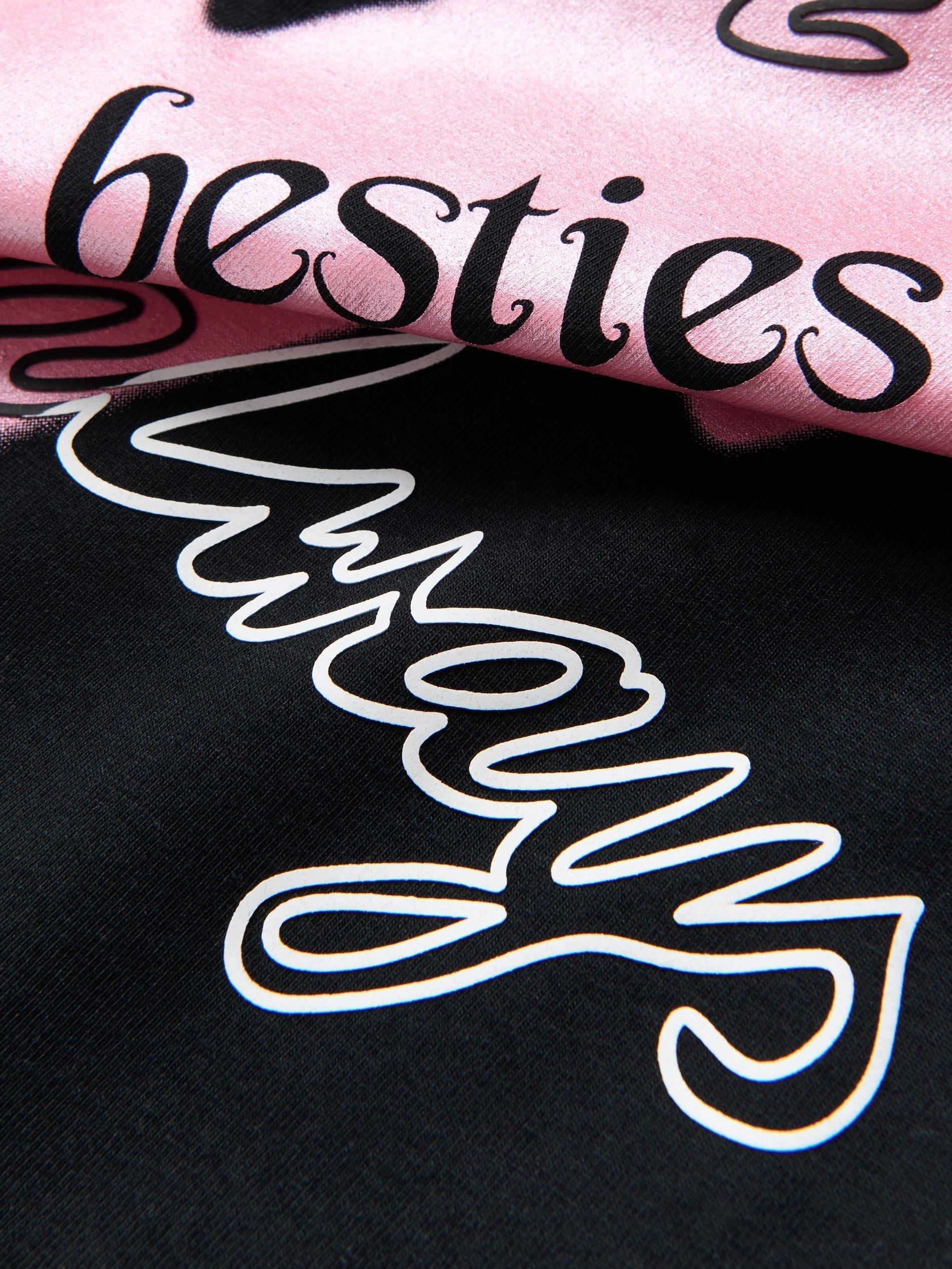 Black T-Shirt With Print, Black, large image number 3