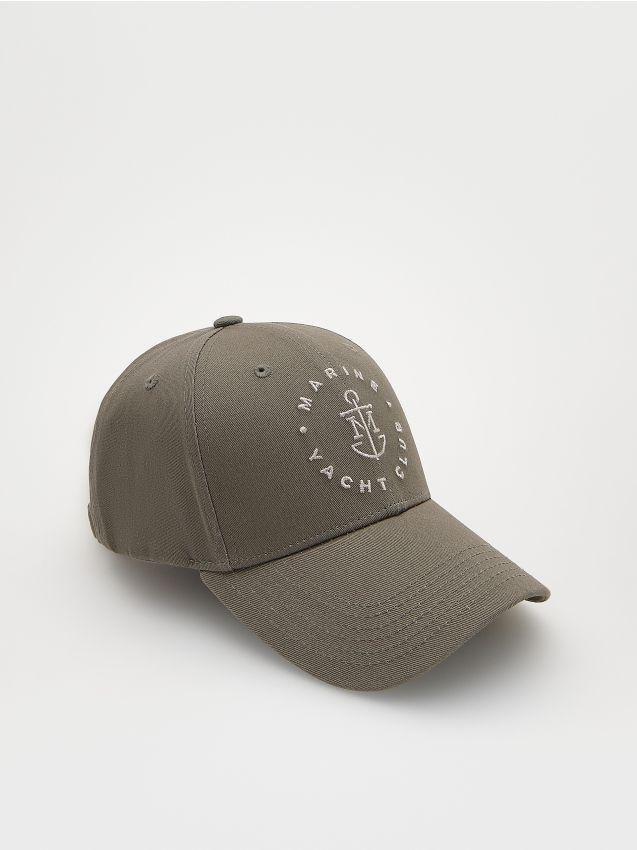 Brown Peaked Cap, Grey, large image number 0