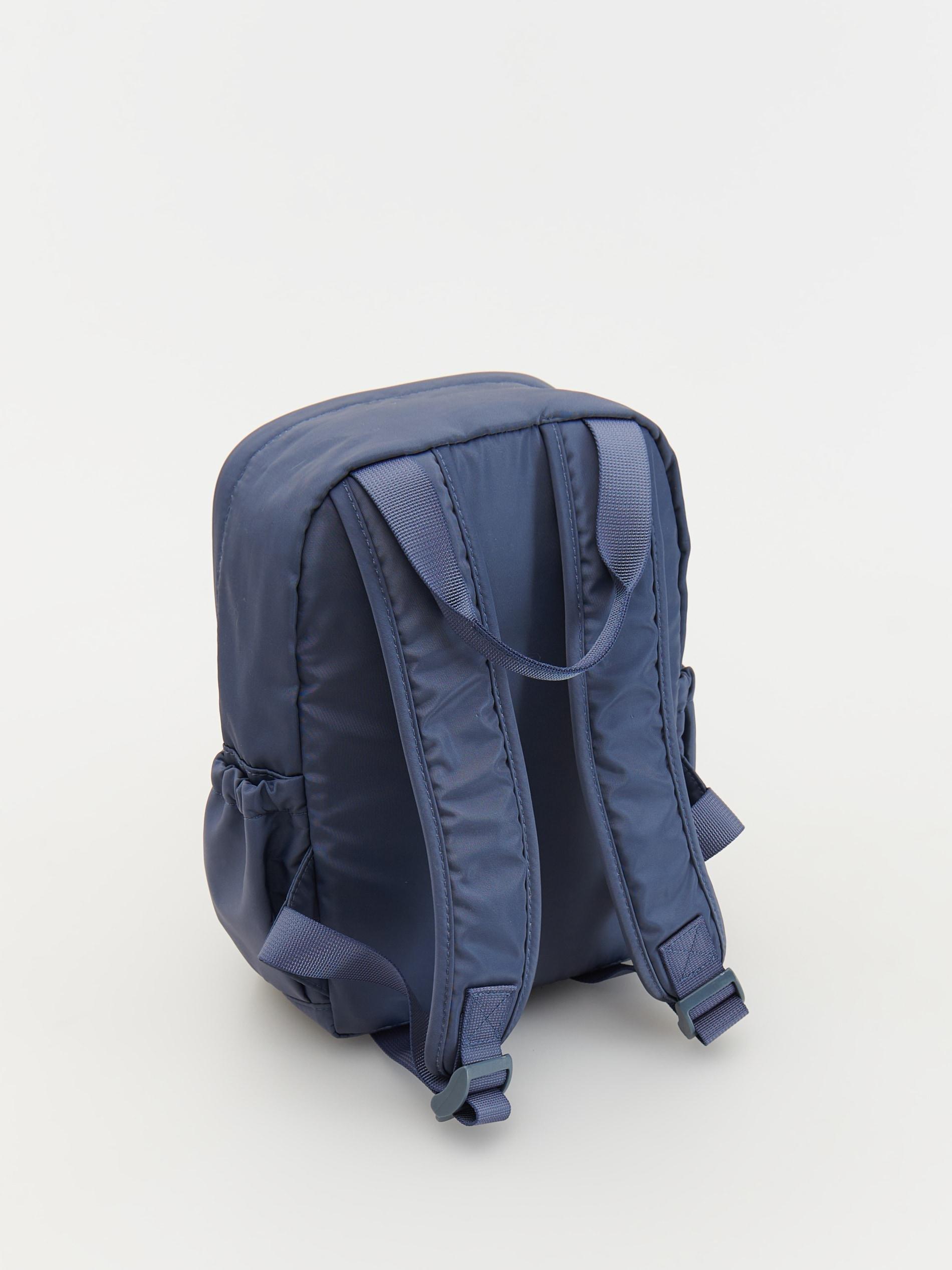 Navy Rucksack, Kids Unisex, Navy, large image number 2
