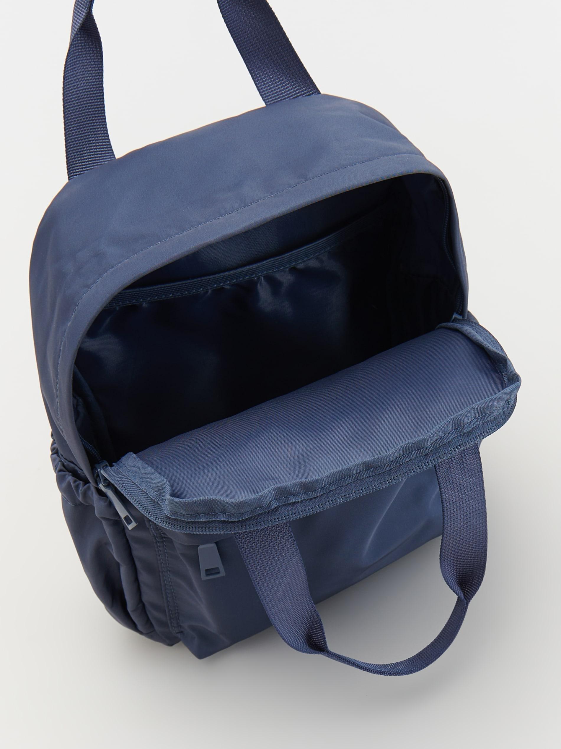 Navy Rucksack, Kids Unisex, Navy, large image number 4