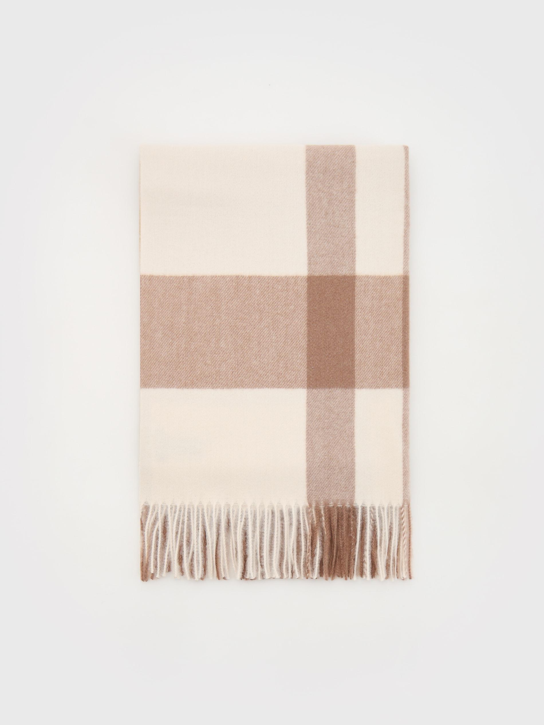 Cream Scarf, Beige, large image number 1