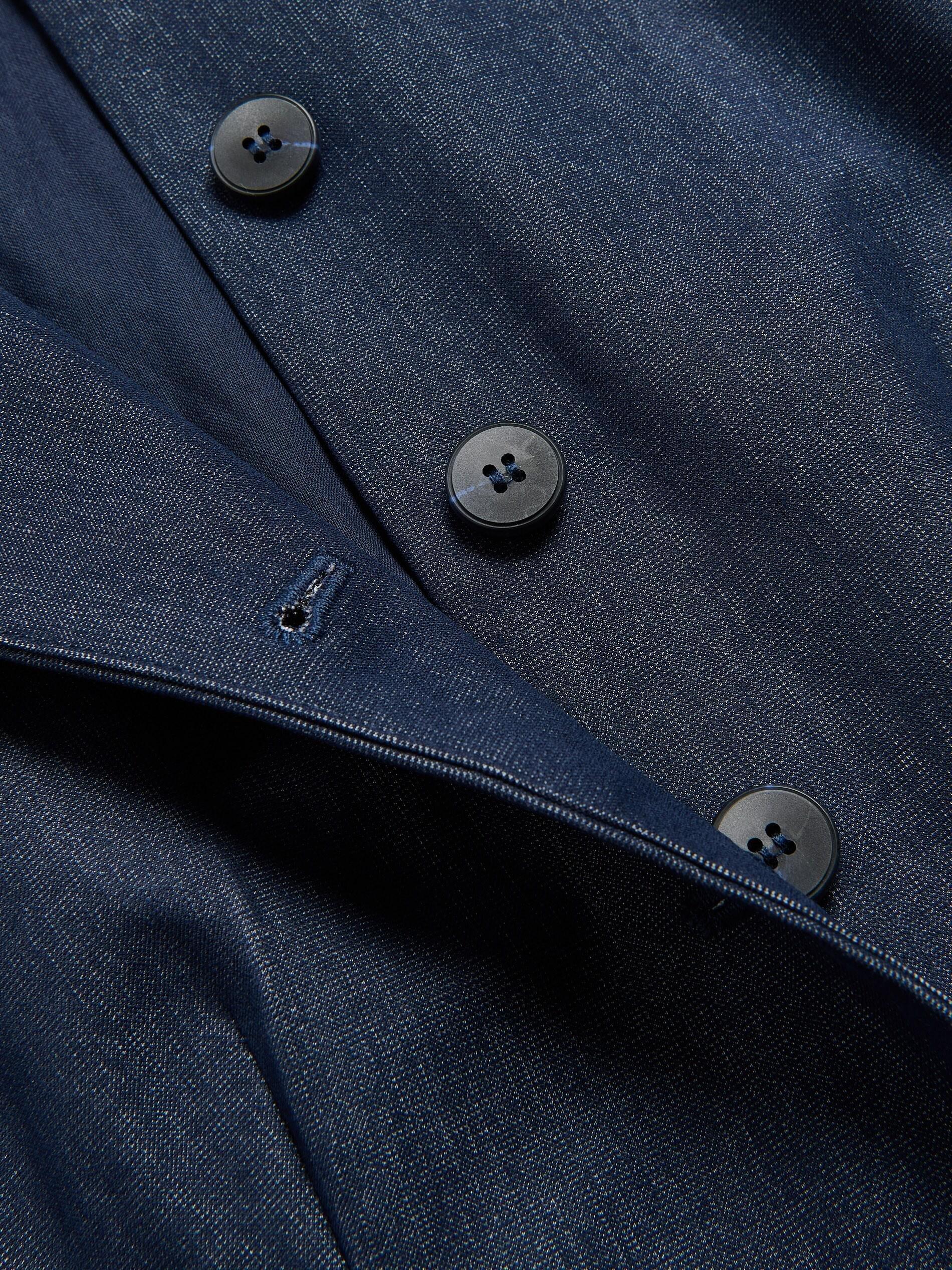 Navy Tailored Suit Vest, Navy, large image number 5