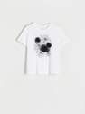 Reserved - White Regular fit T-shirt with appliqu ï¿½