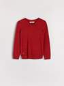 Reserved - Red Melange Sweater, Kids Boy