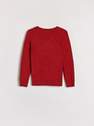 Reserved - Red Melange Sweater, Kids Boy