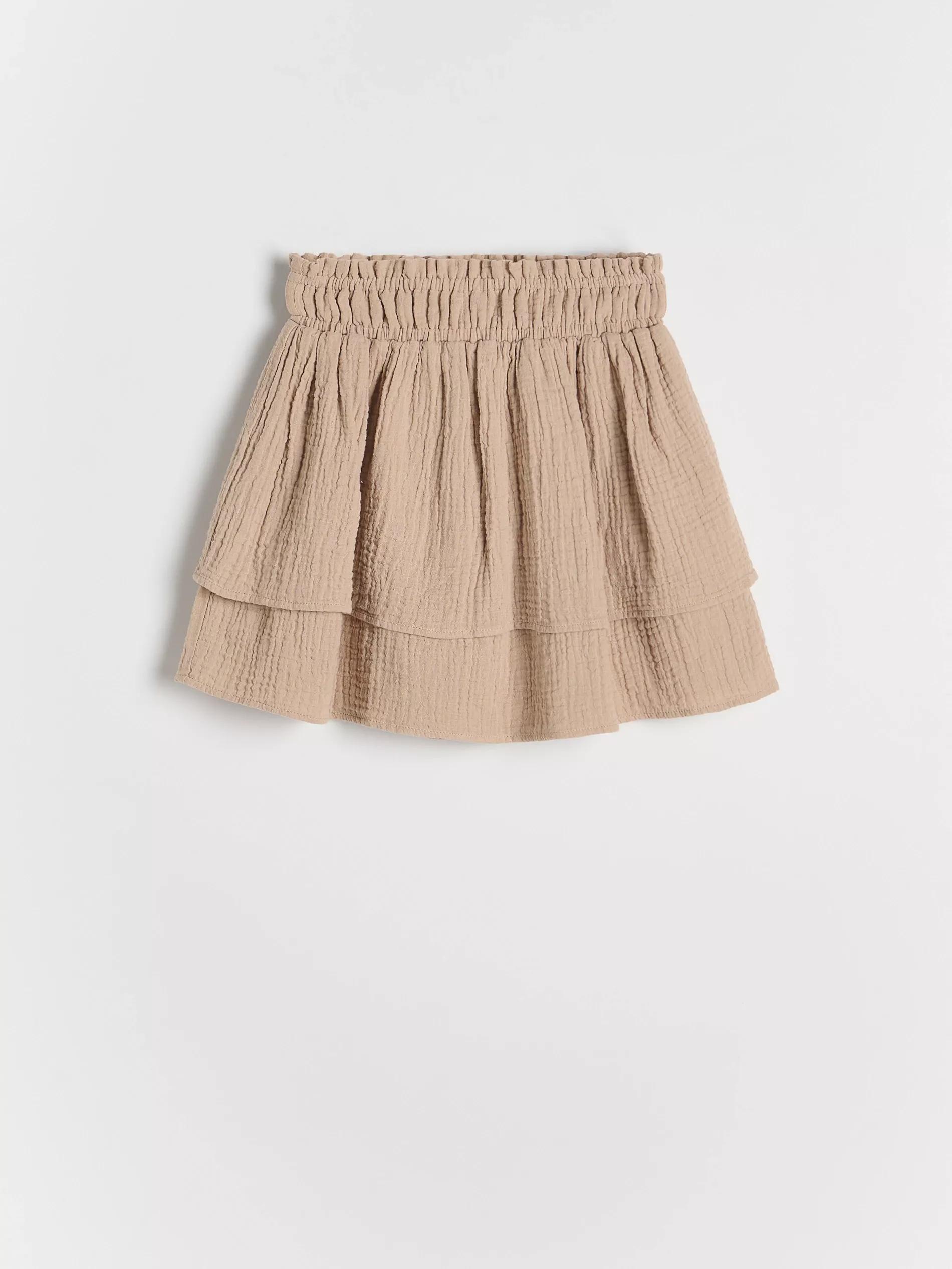 Beige Muslin Skirt, , large image number 2