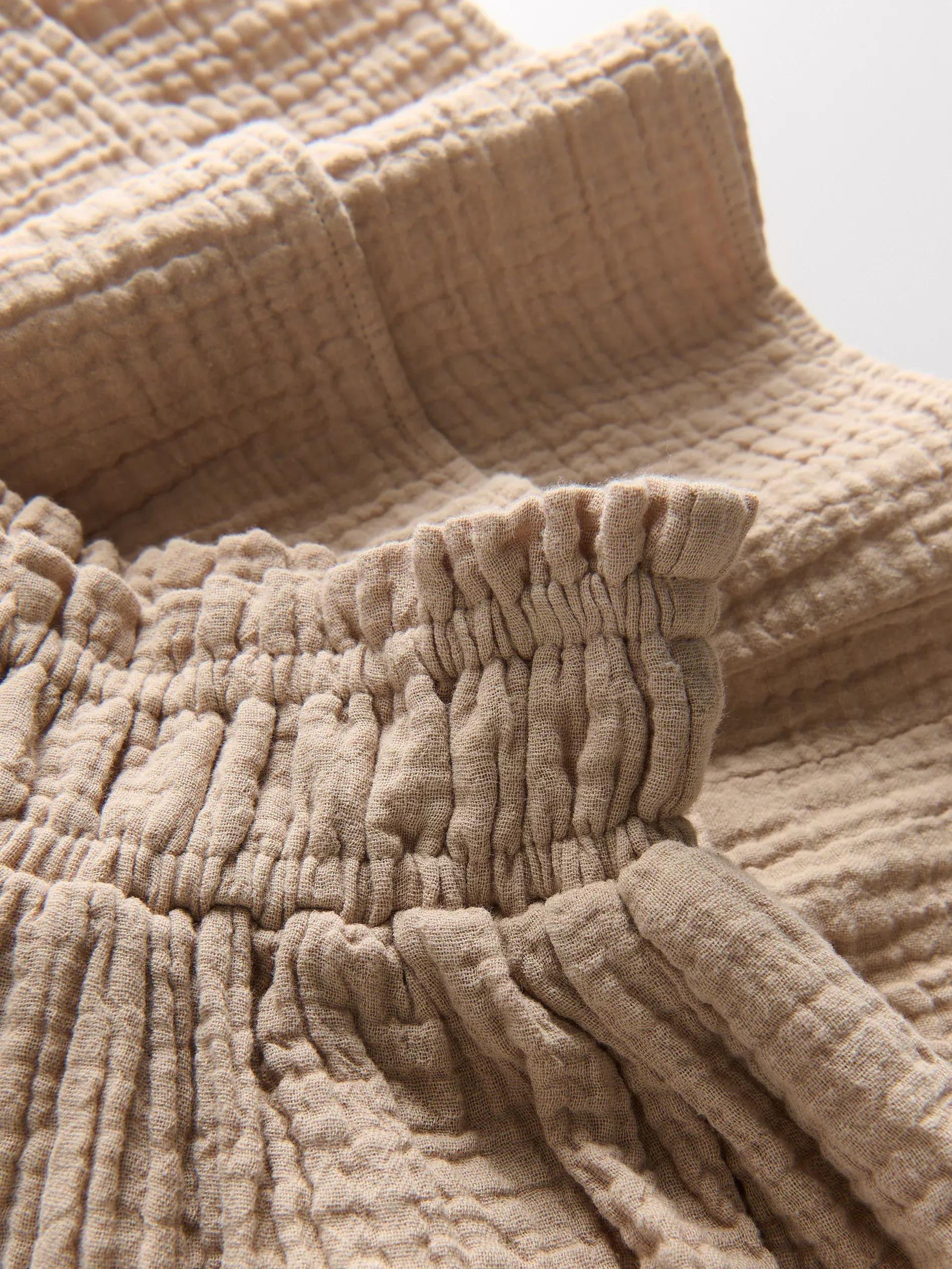 Beige Muslin Skirt, , large image number 3