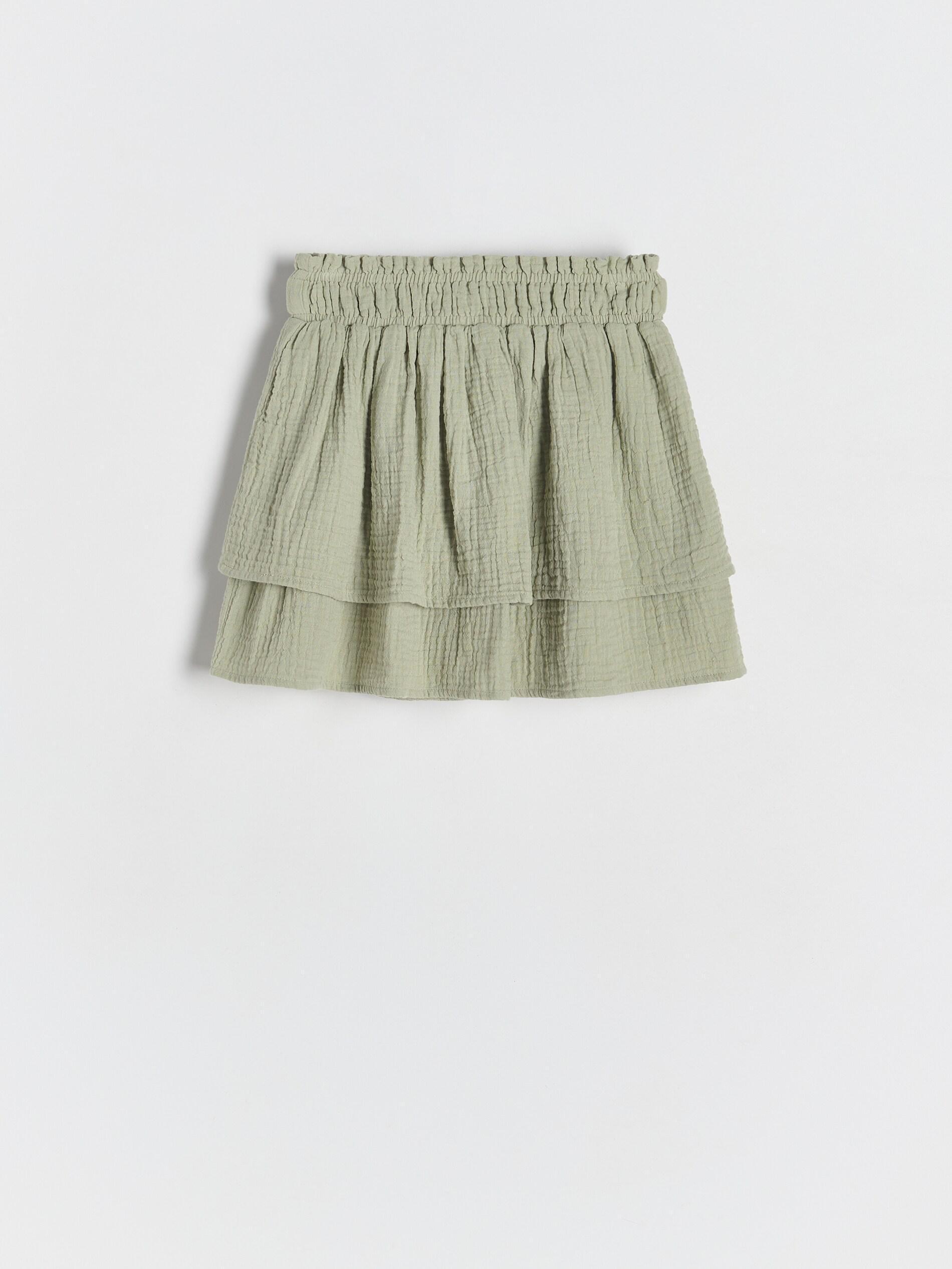 Green Muslin Skirt, Green, medium