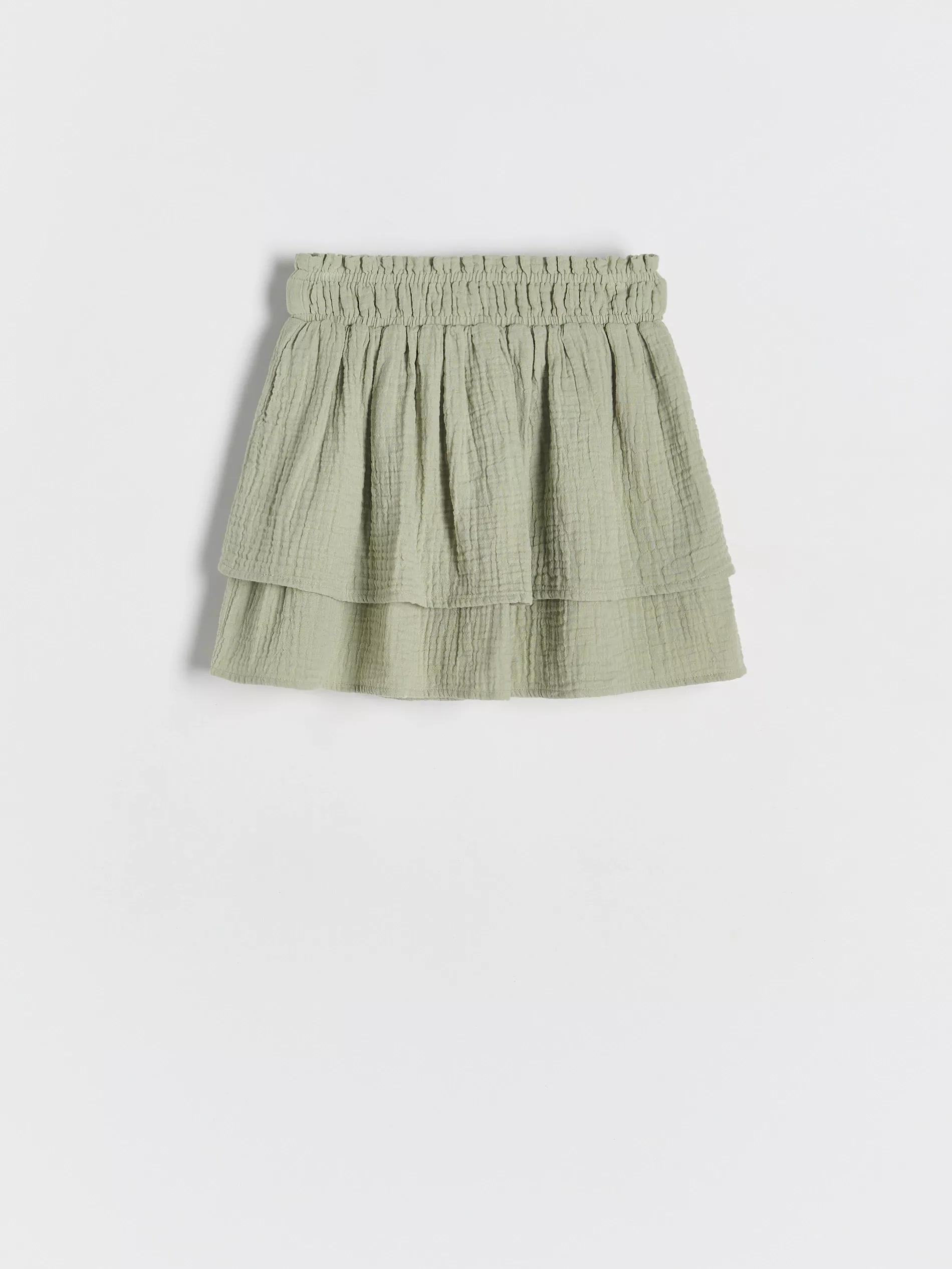 Green Muslin Skirt, , large image number 1
