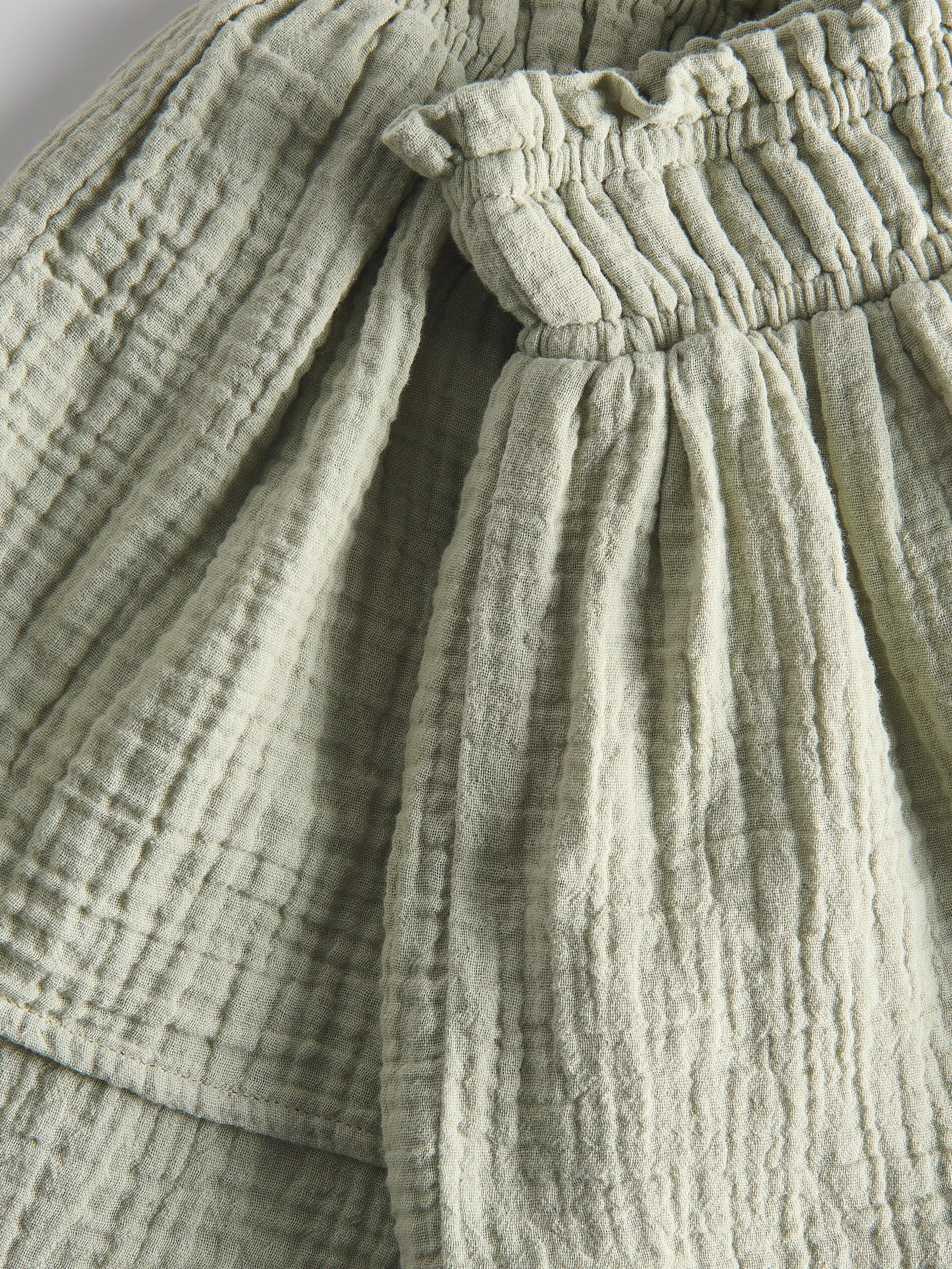 Green Muslin Skirt, Green, large image number 3