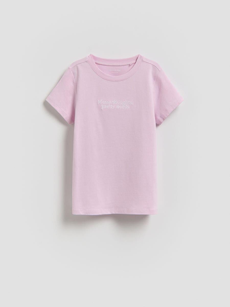 Multicolour Cotton T-Shirts With Embroidery Detail 2 Pack, Multicolor, large image number 1