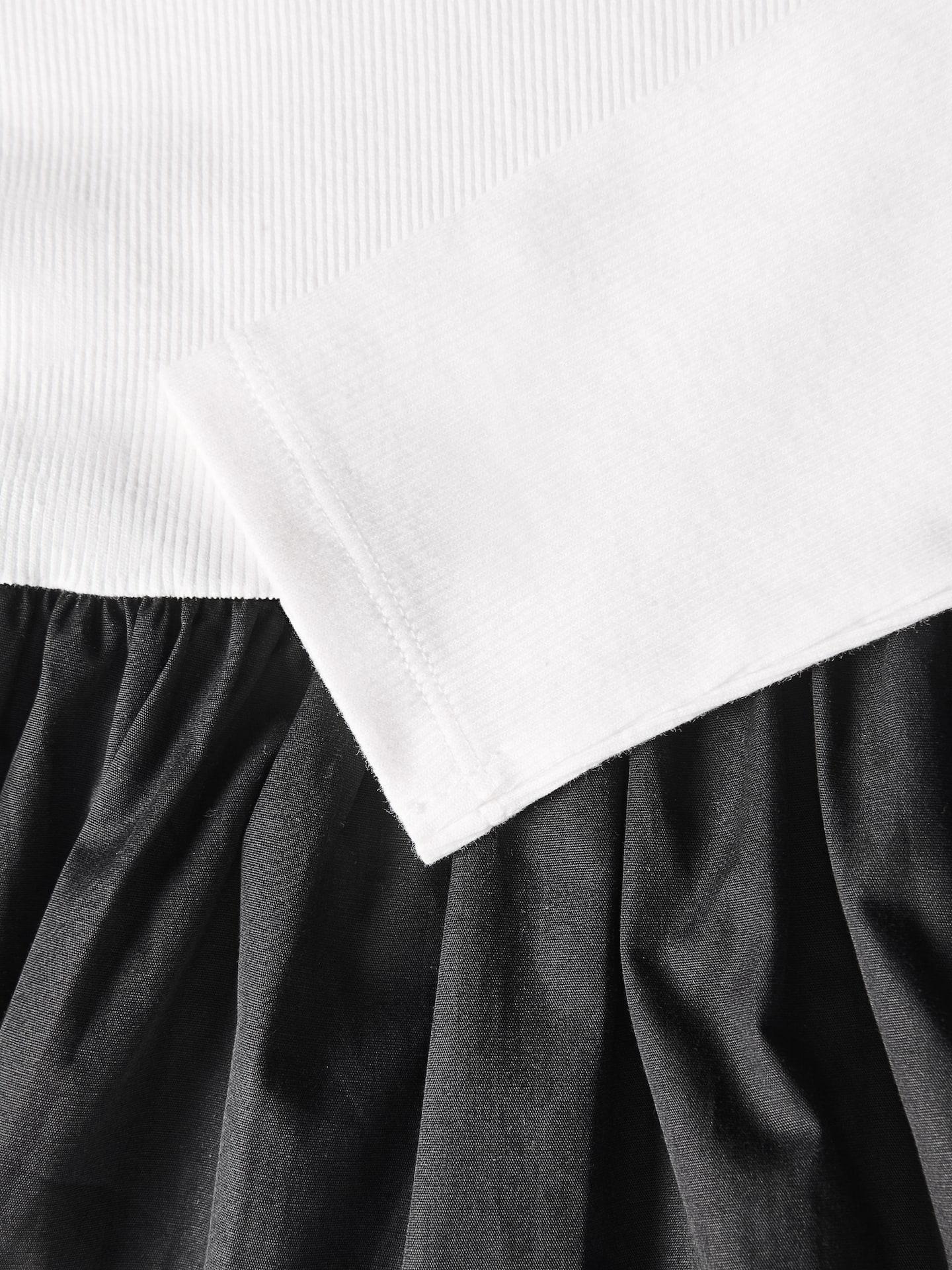 Black Cotton Dress, Black, large image number 4