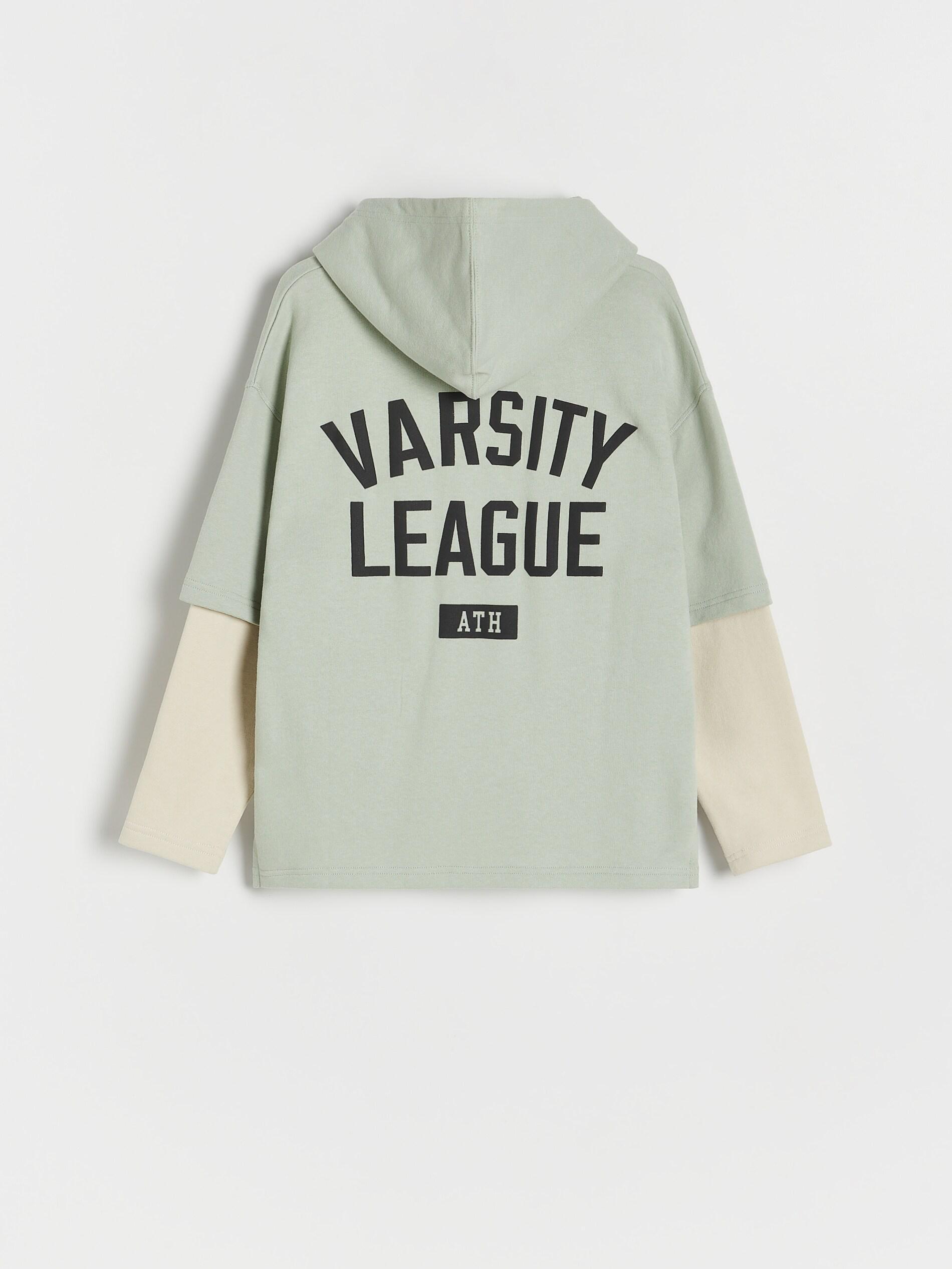 Green Oversized Long Sleeve T-Shirt, Kids Boys, , large image number 3