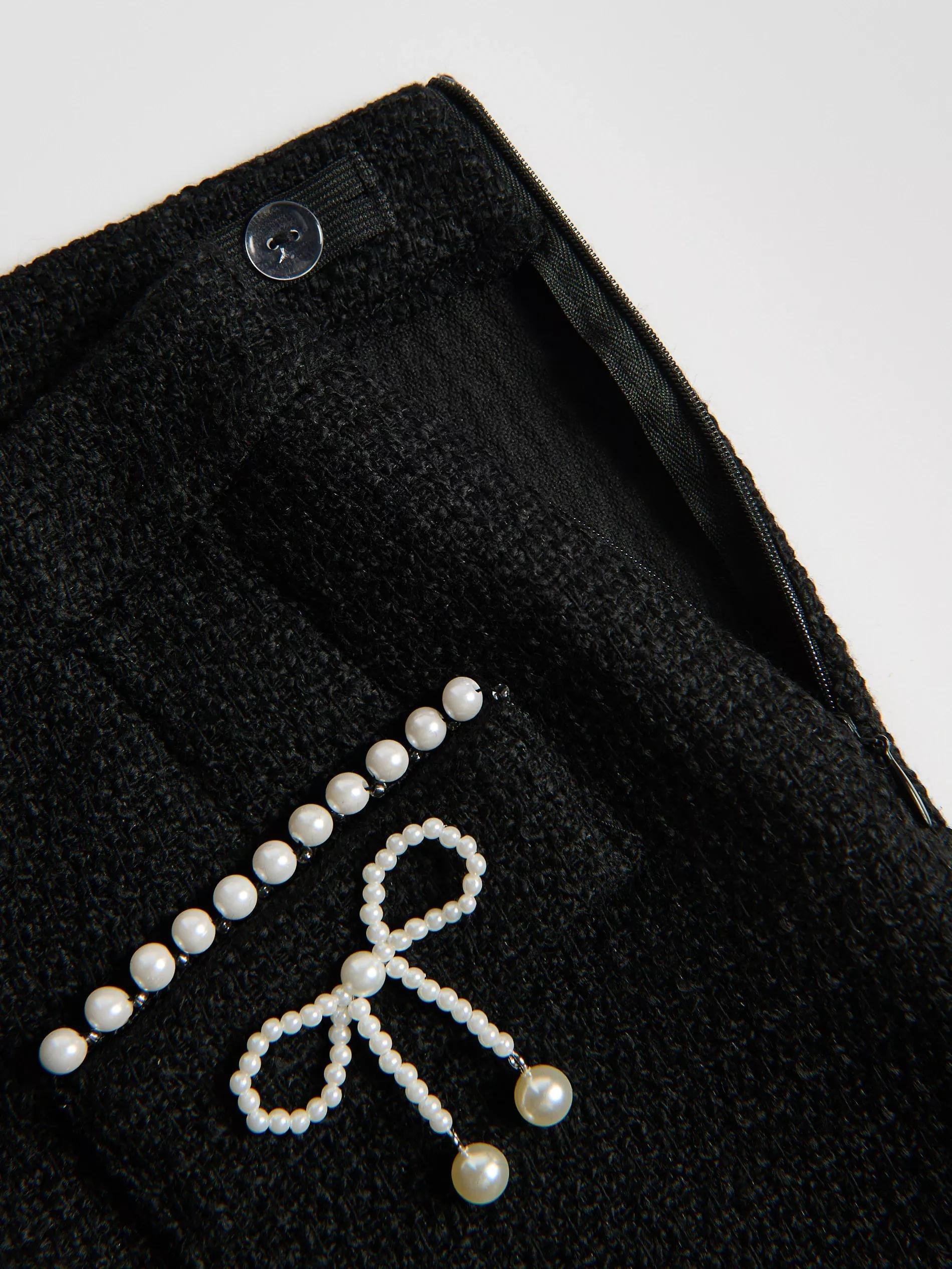 GIRLS` SKIRT BLACK, Black, large image number 3