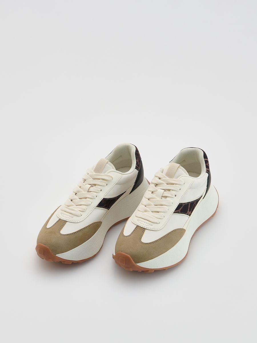 Multicolour Sneakers With Contrast Elements, Multicolor, medium