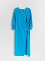 Reserved - Light Turquoise Elegant Midi Dress