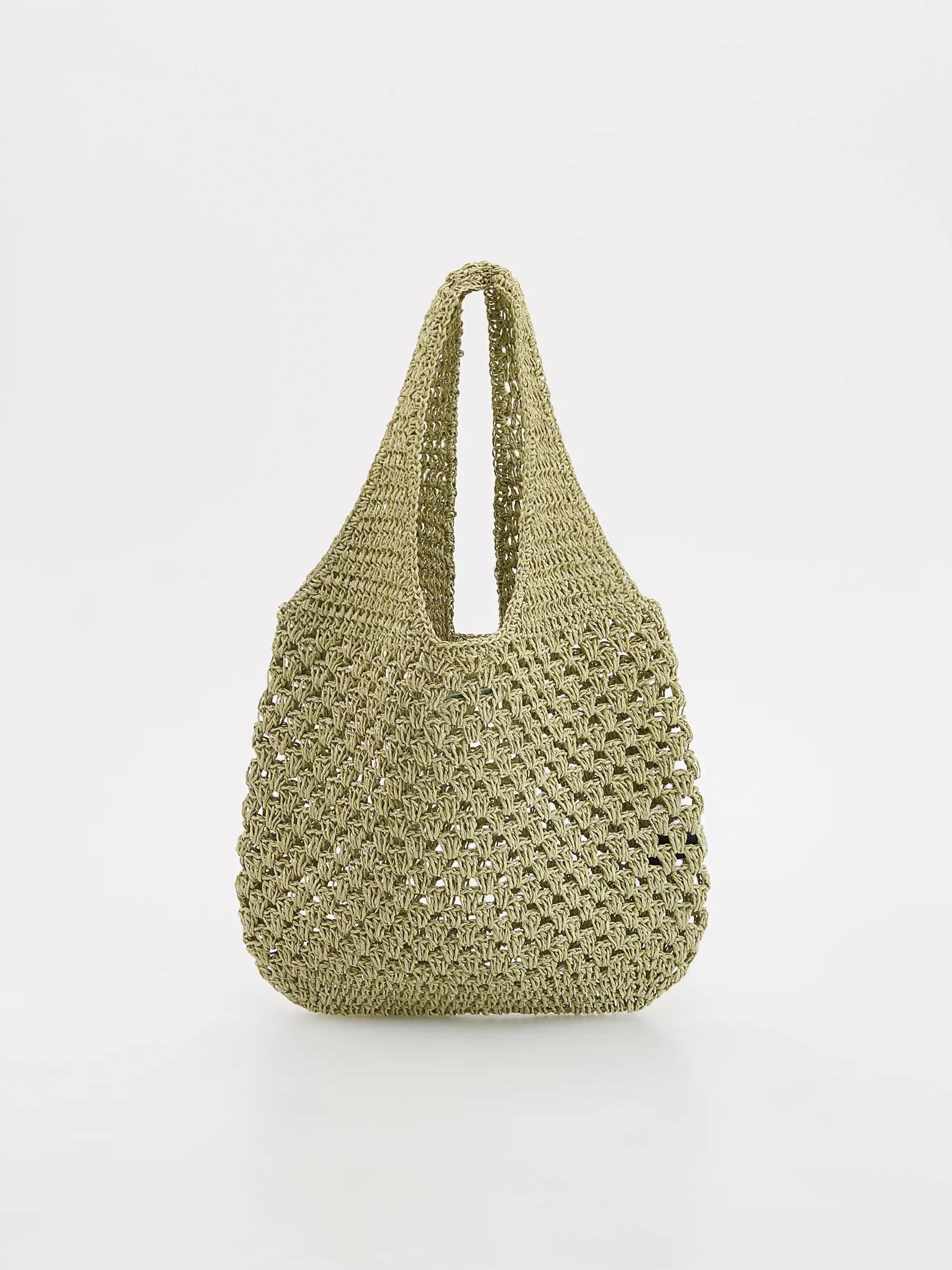 Green Large Hobo Bag, Green, large image number 0