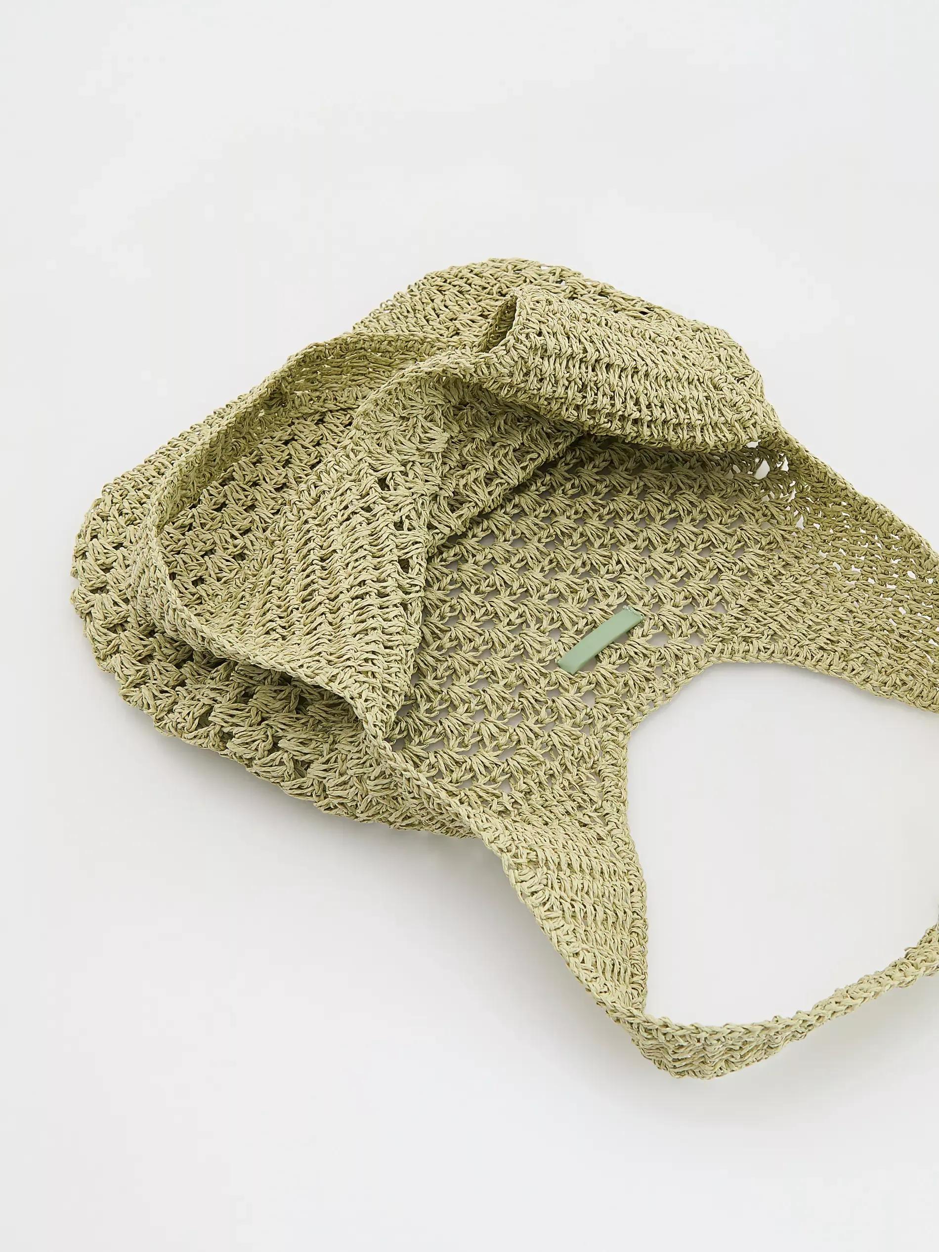 Green Large Hobo Bag, Green, large image number 3