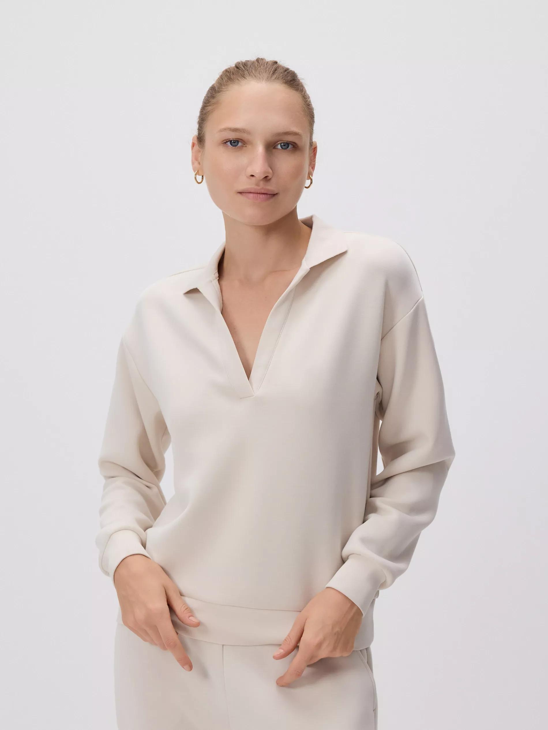 BEIGE Modal blend sweatshirt, Beige, medium