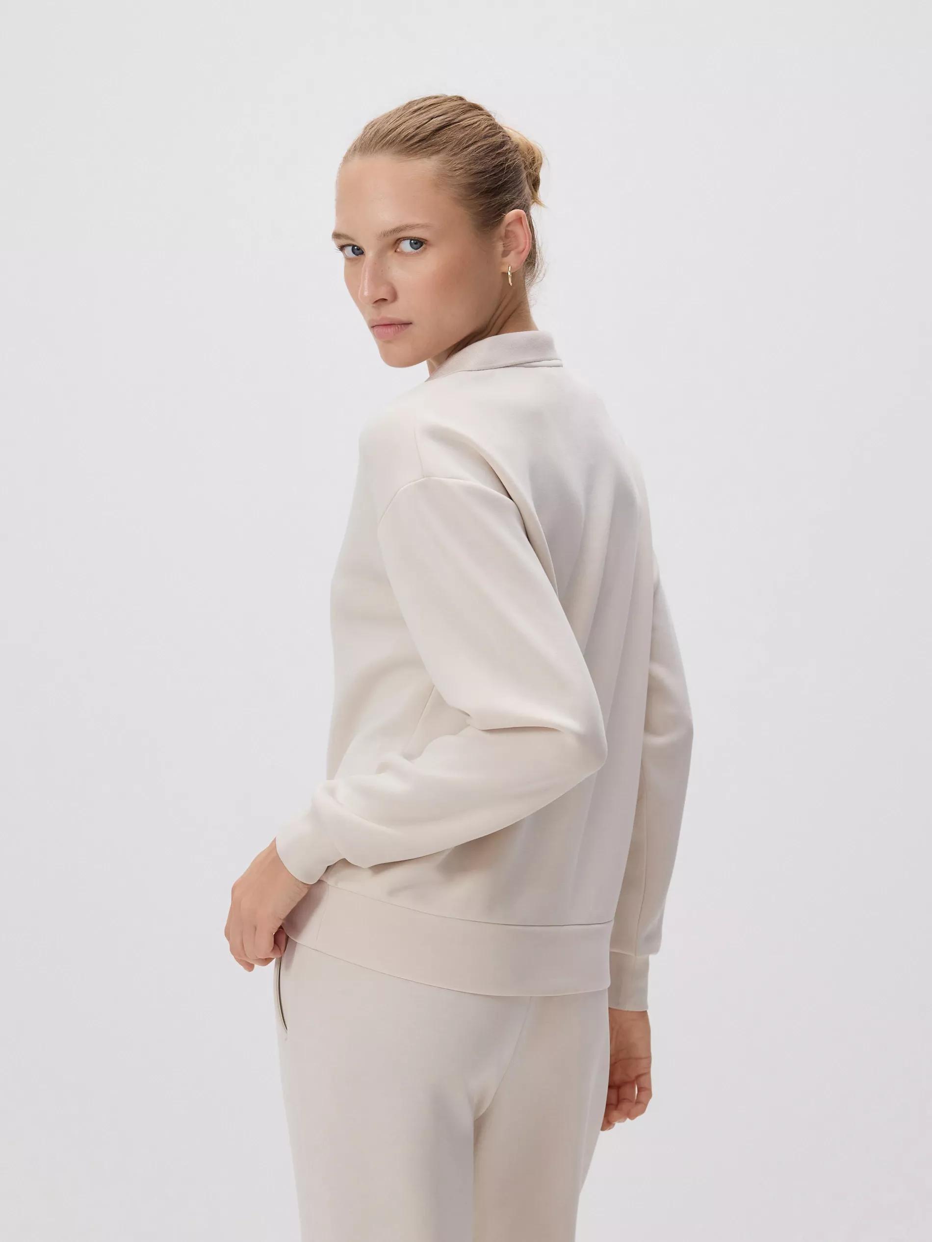 BEIGE Modal blend sweatshirt, Beige, large image number 2