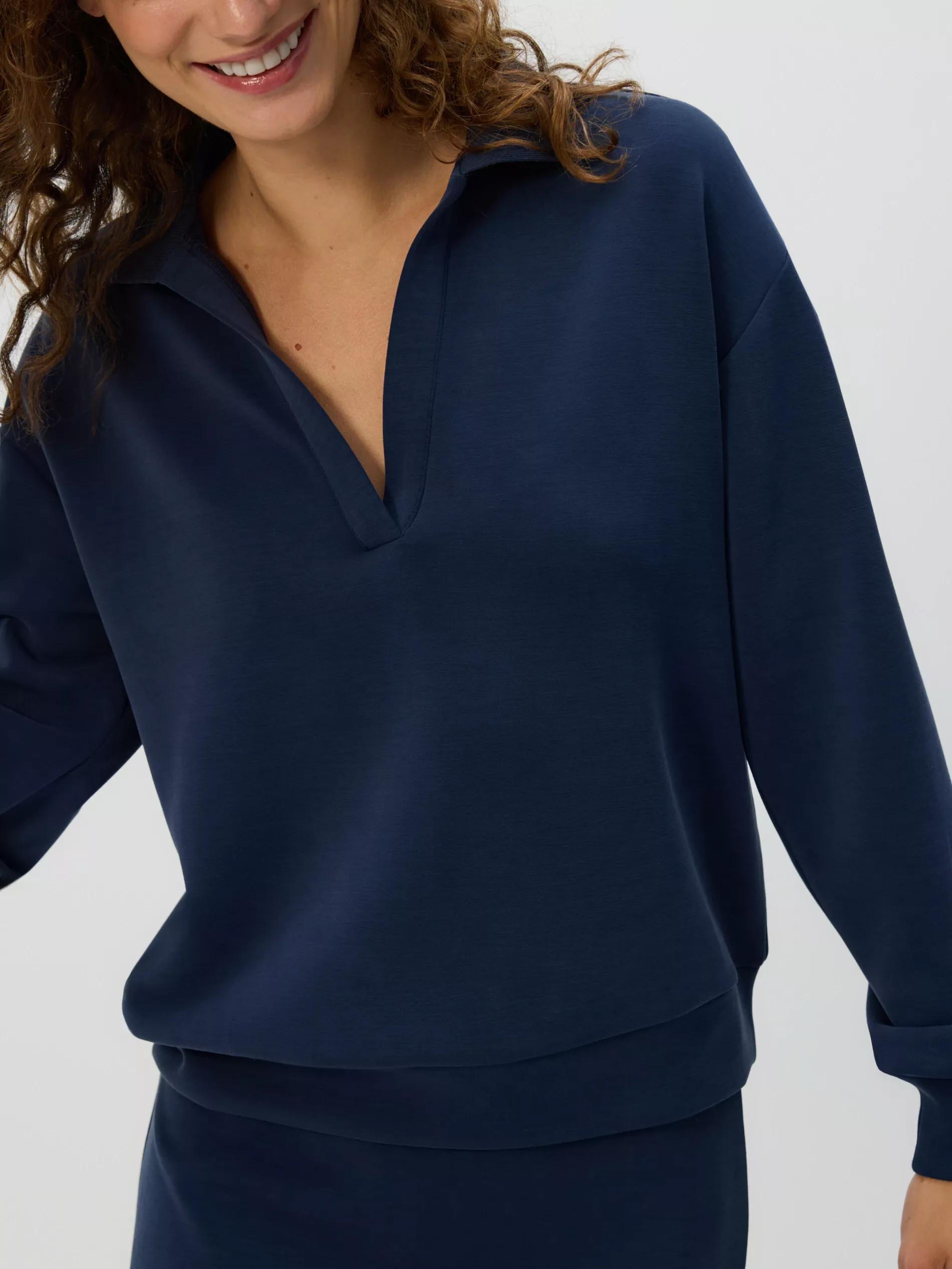 NAVY Modal blend sweatshirt, , large image number 1