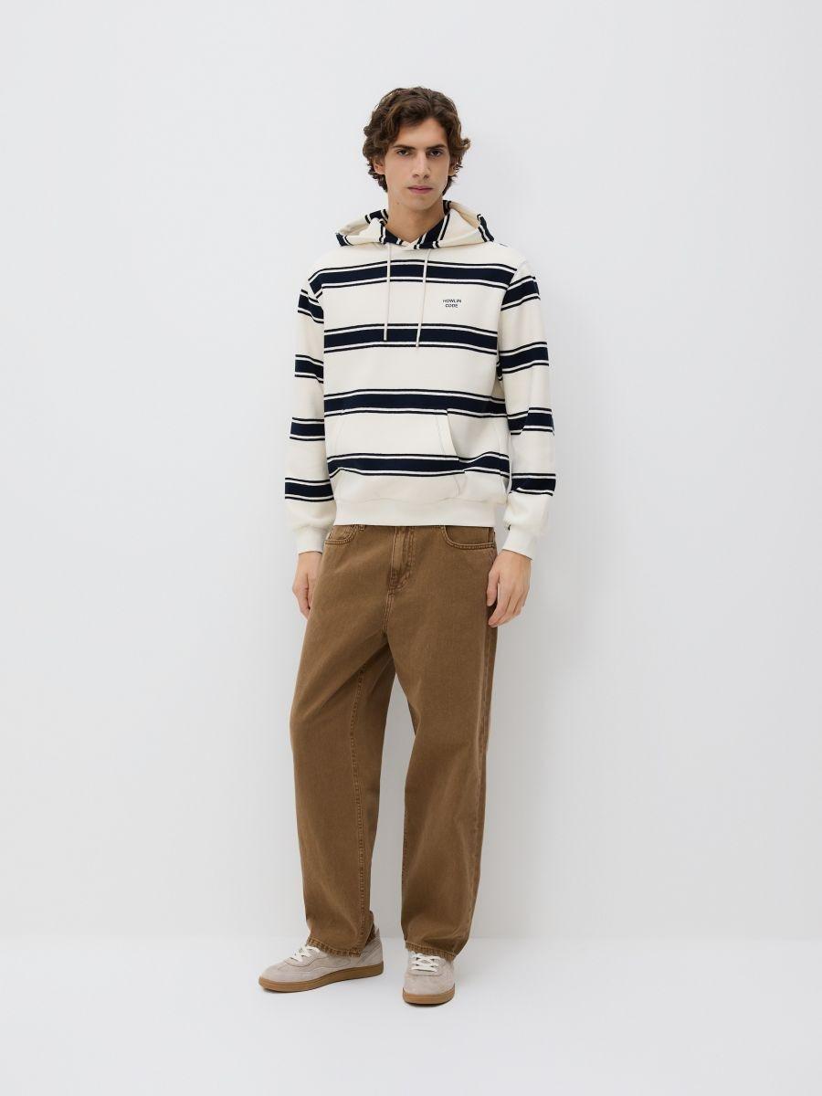 Cream Hoodie, Ivory, large image number 0