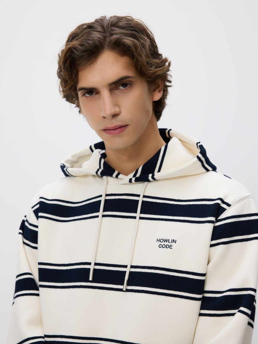 Cream Hoodie, Ivory, large image number 2