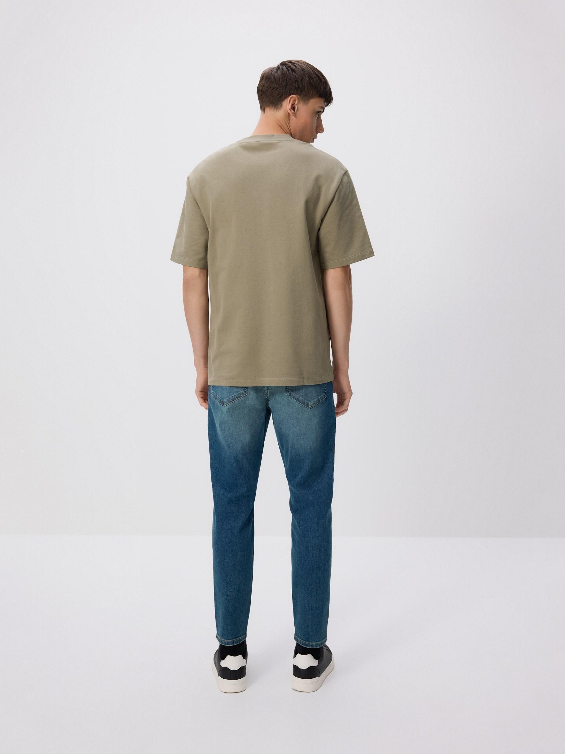 Green Comfort Fit T-Shirt With Print, Green, large image number 1