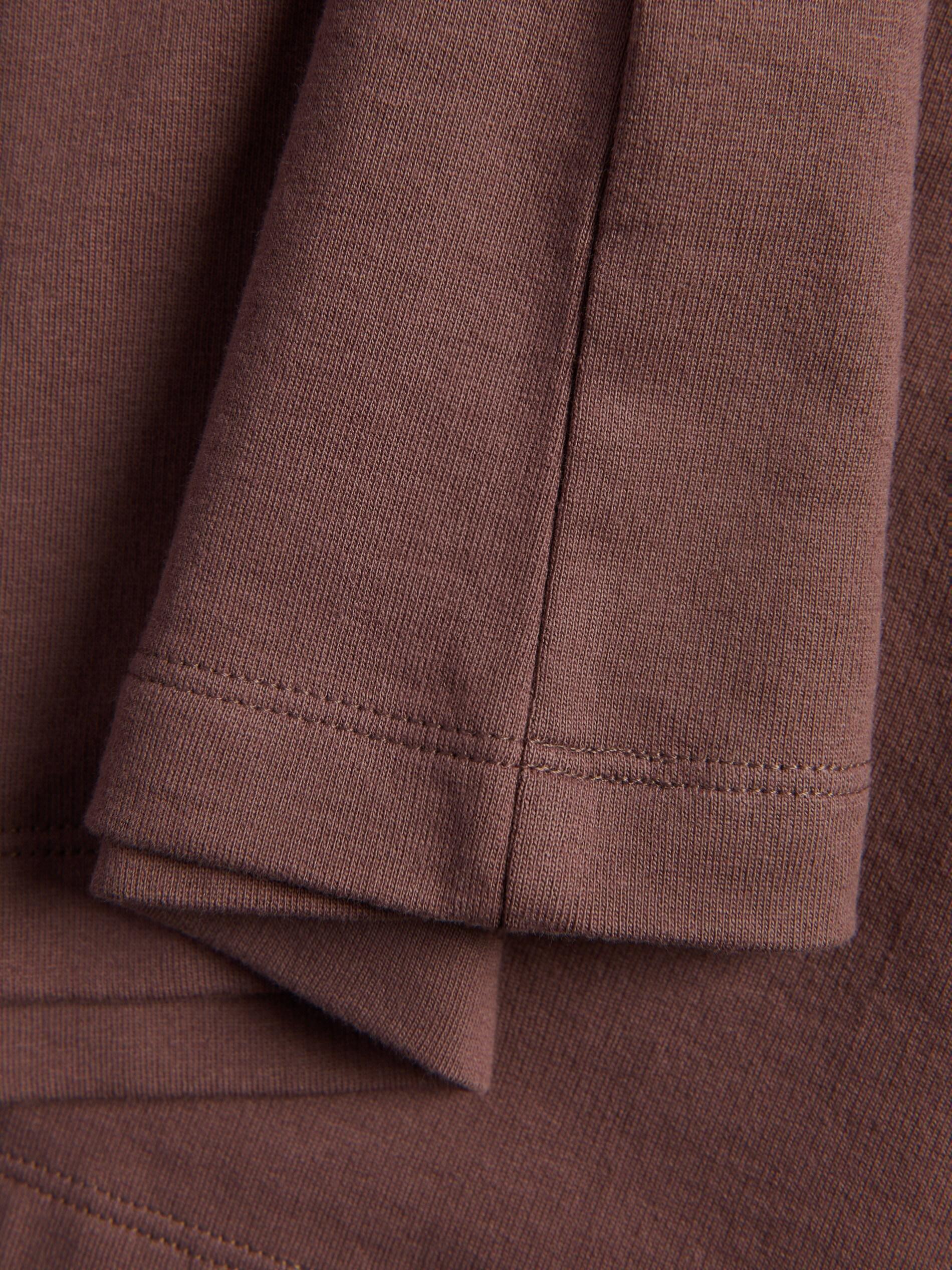 تيشيرت وردي بقصة مريحة بطبعة, Purple, large image number 5